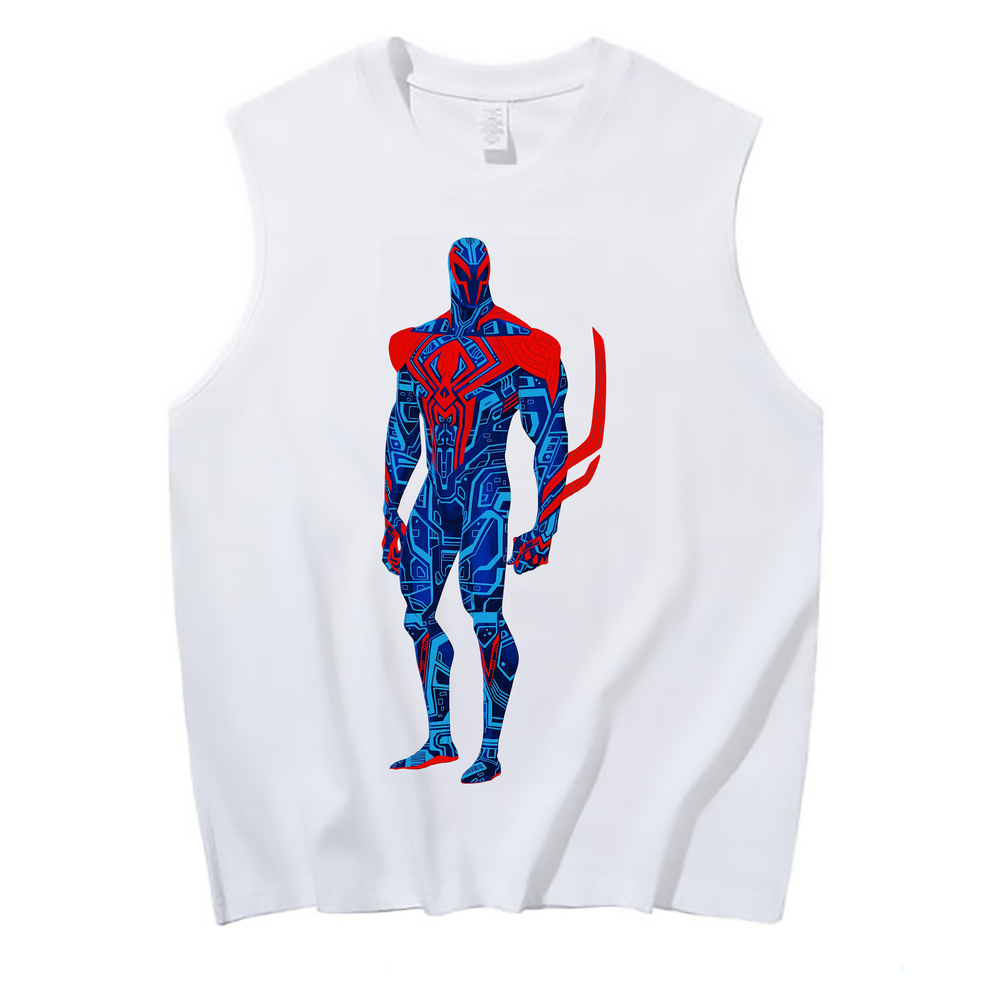 （画像用） Spider Man スパイダーマン コットン100％タンクトップ（フロントプリント）