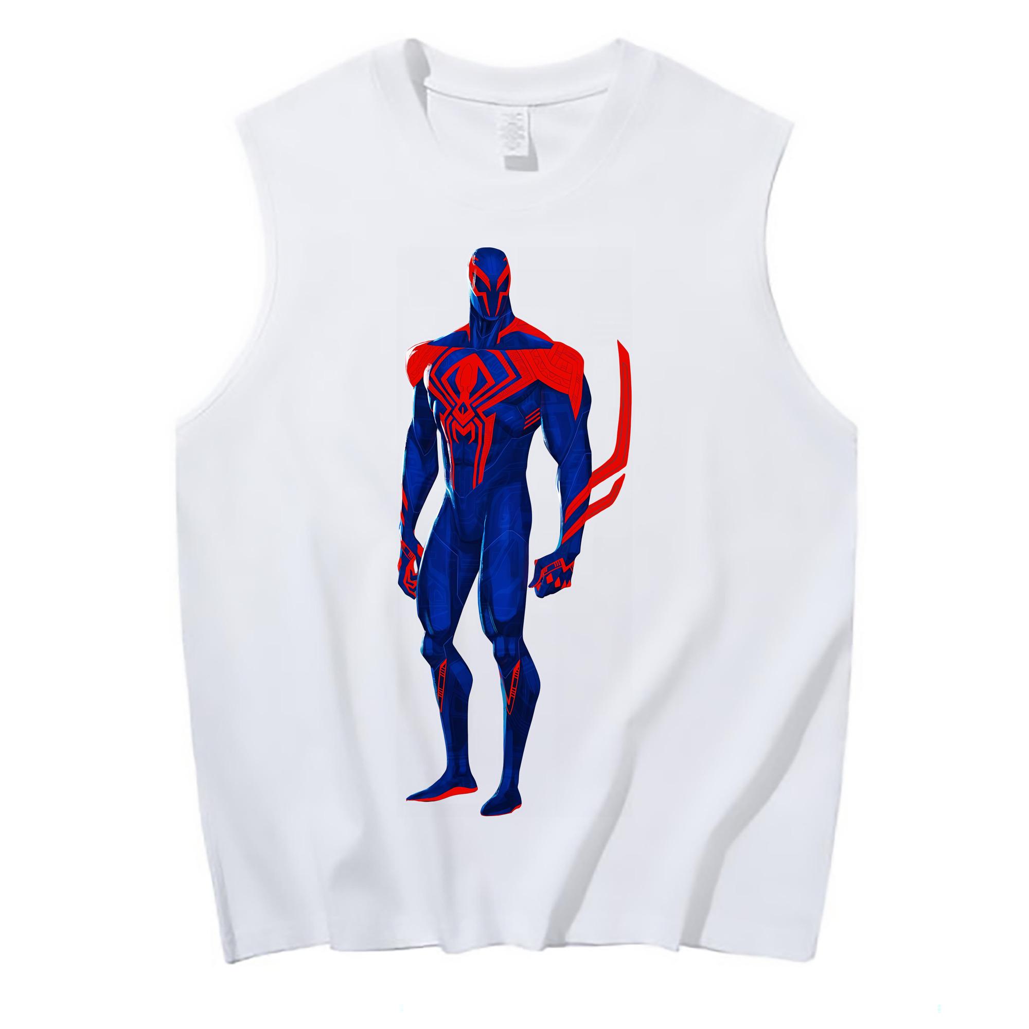 （画像用） Spider Man スパイダーマン コットン100％タンクトップ（フロントプリント）