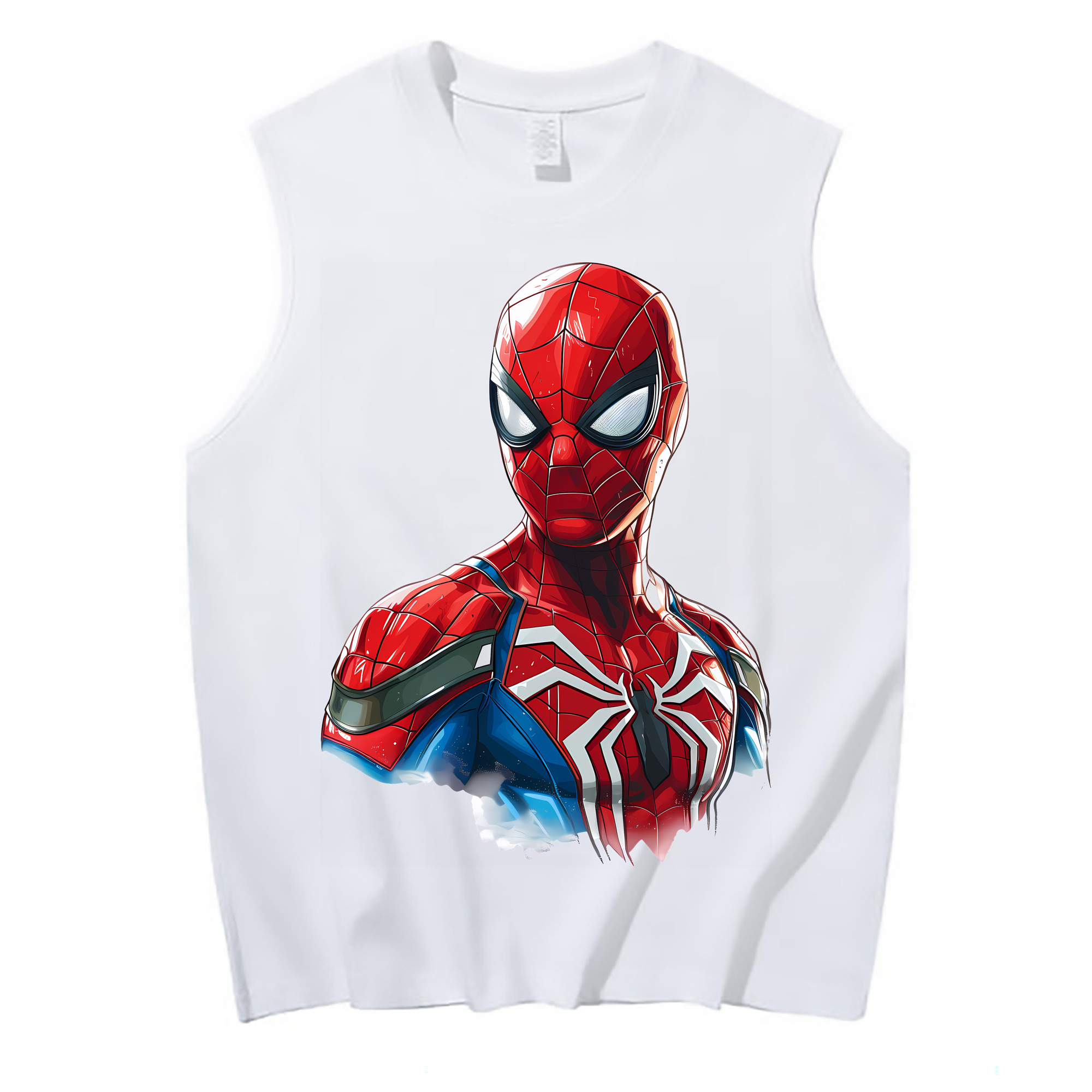 （画像用） Spider Man スパイダーマン コットン100％タンクトップ（フロントプリント）