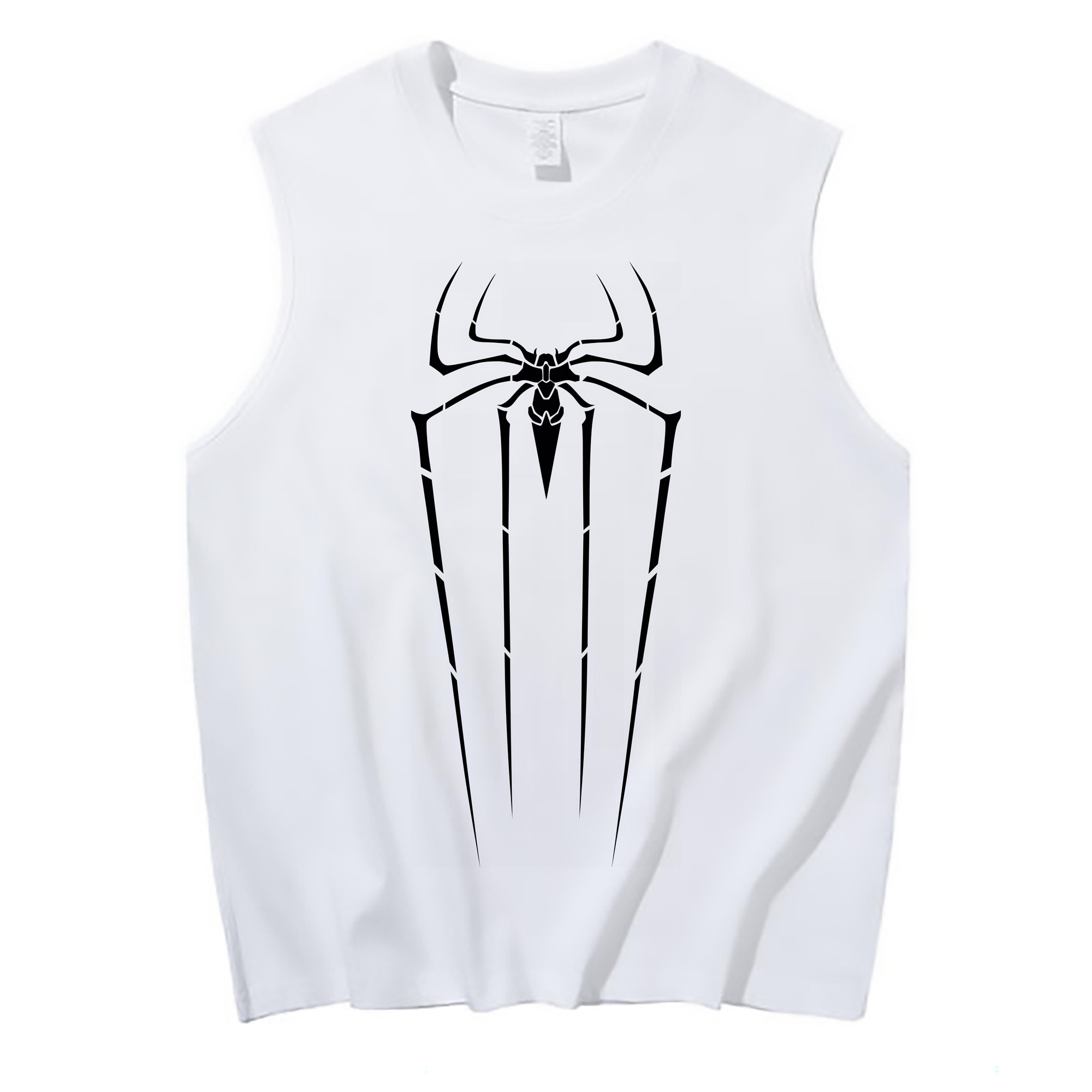 （画像用） Spider Man スパイダーマン コットン100％タンクトップ（フロントプリント）