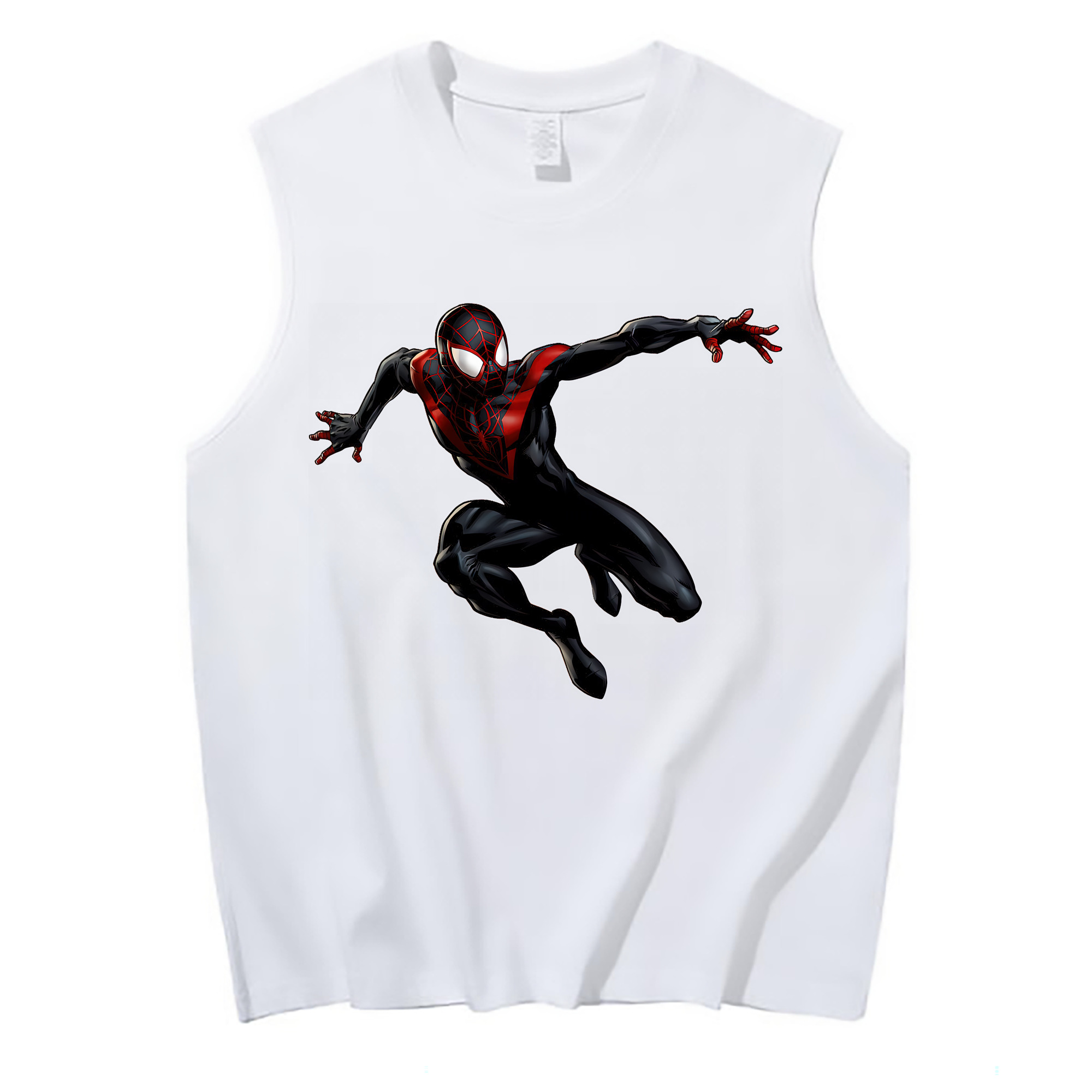（画像用） Spider Man スパイダーマン コットン100％タンクトップ（フロントプリント）