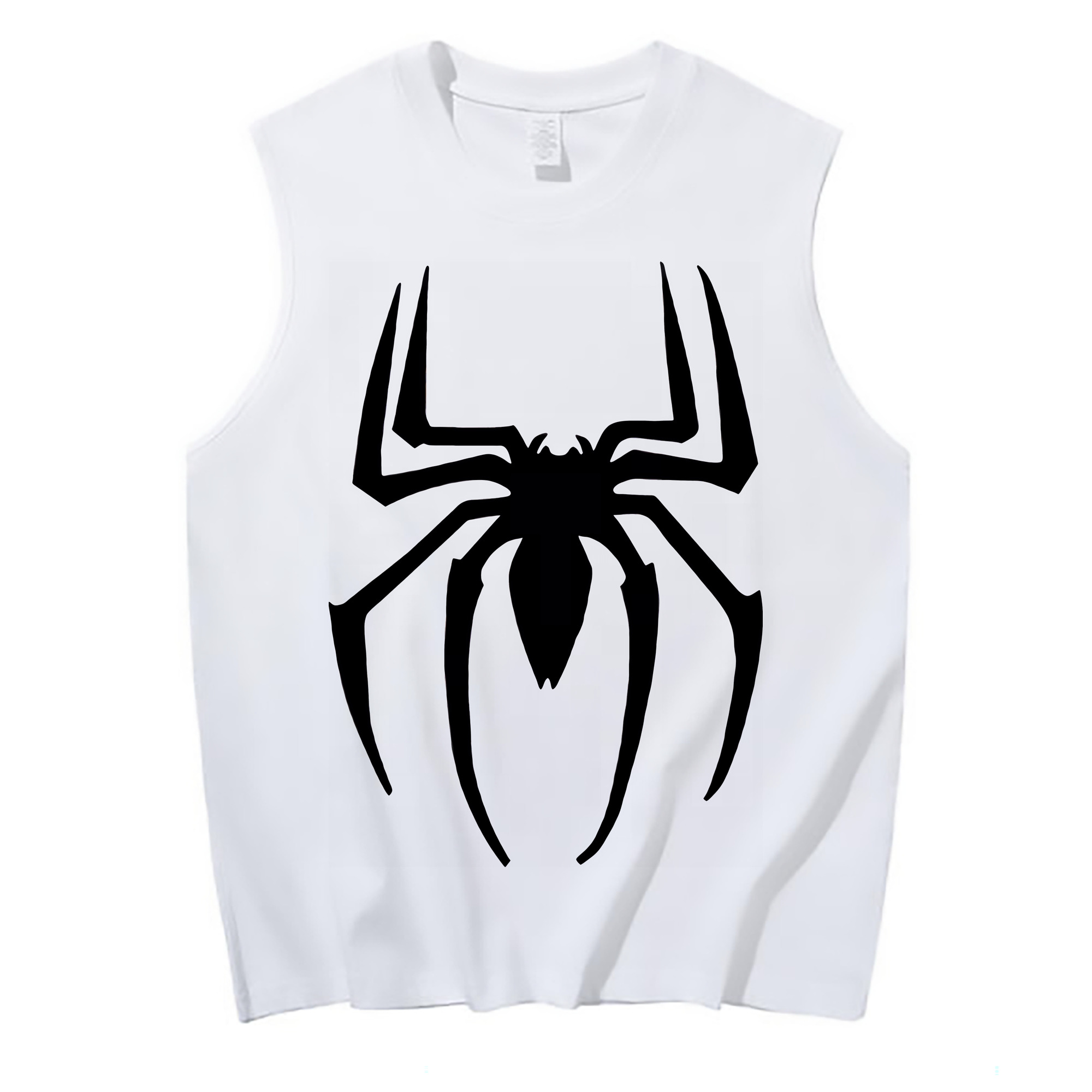 （画像用） Spider Man スパイダーマン コットン100％タンクトップ（フロントプリント）