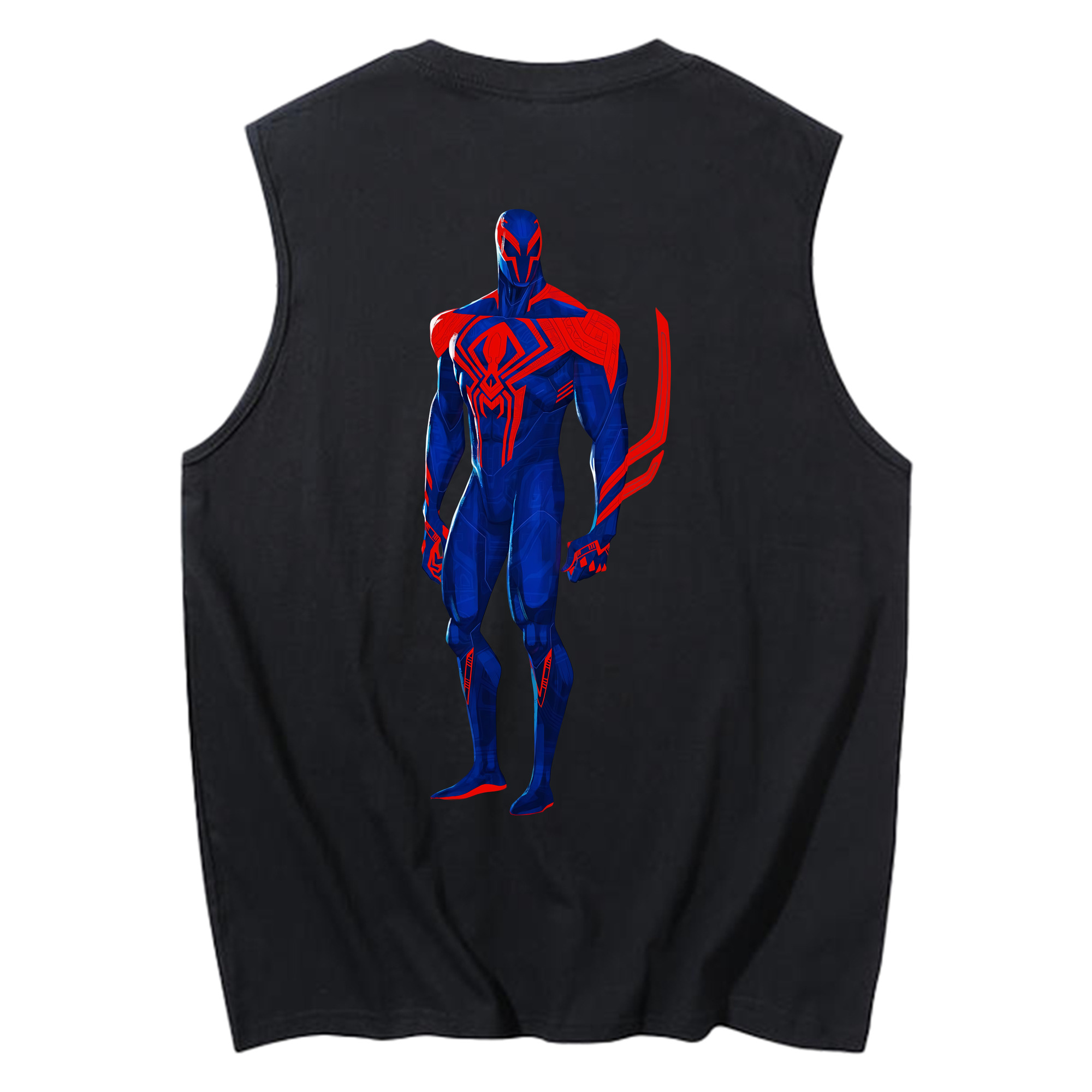（画像用） Spider Man スパイダーマン コットン100％タンクトップ（背面プリント）