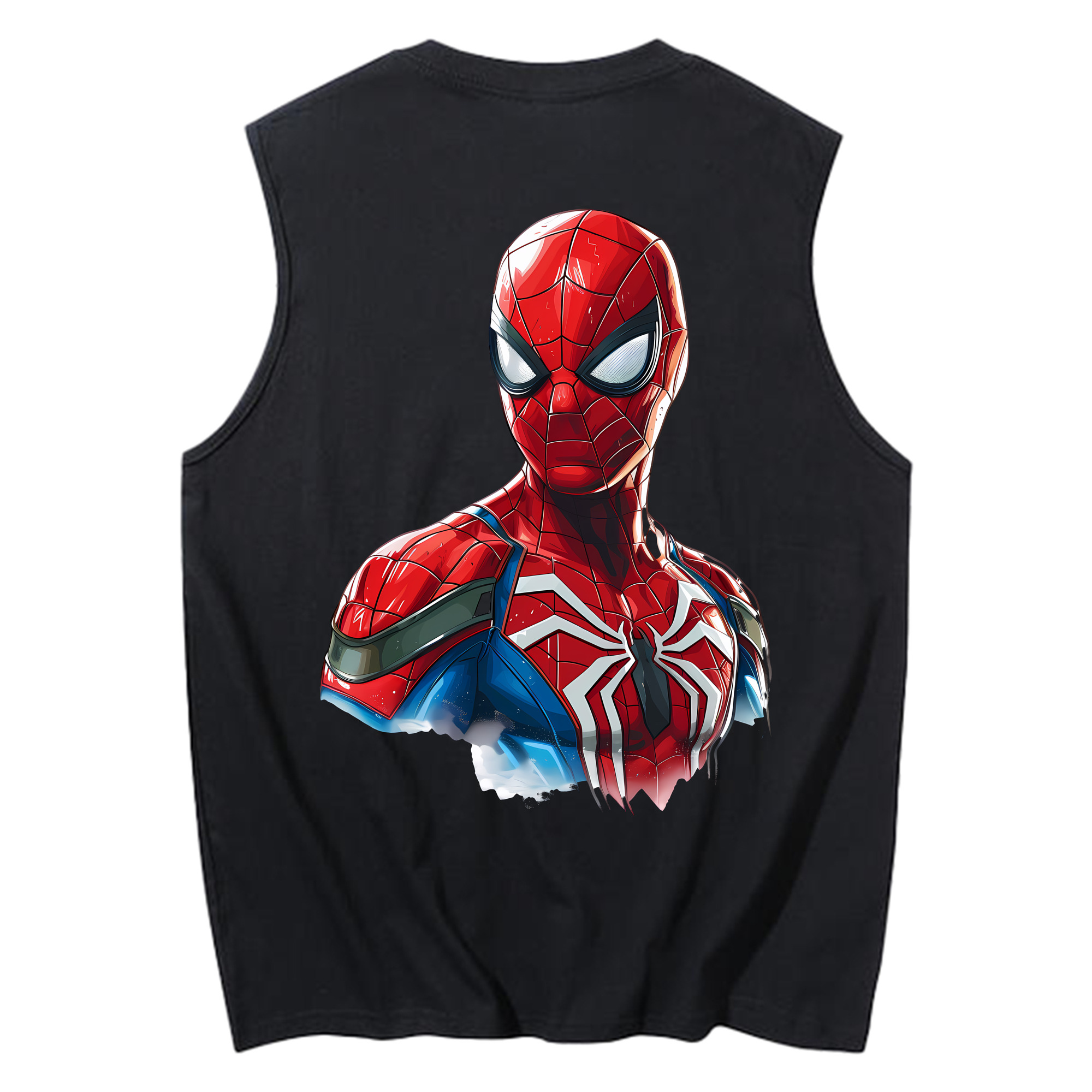 Spider Man スパイダーマン コットン100％タンクトップ（背面プリント）