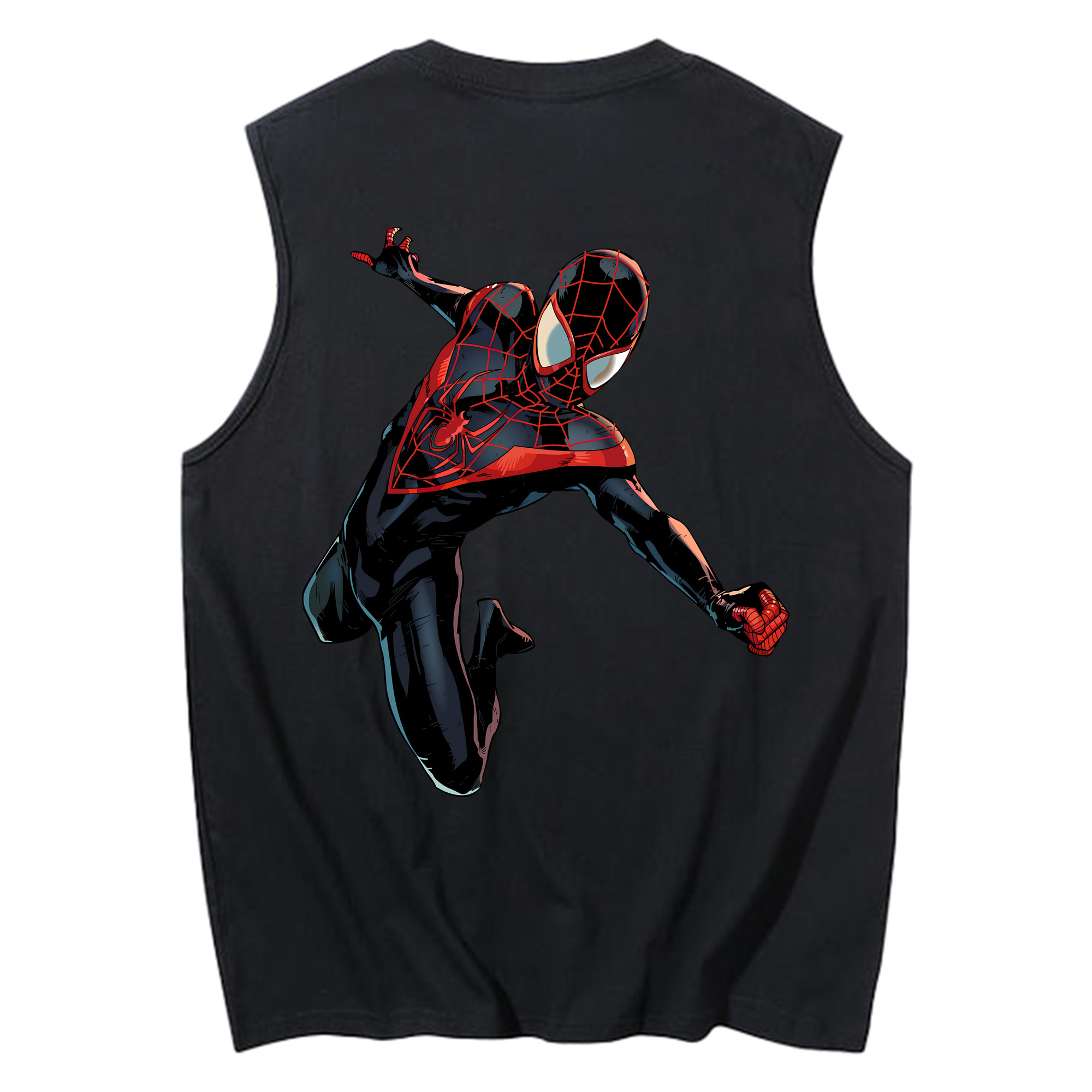 Spider Man スパイダーマン コットン100％タンクトップ（背面プリント）