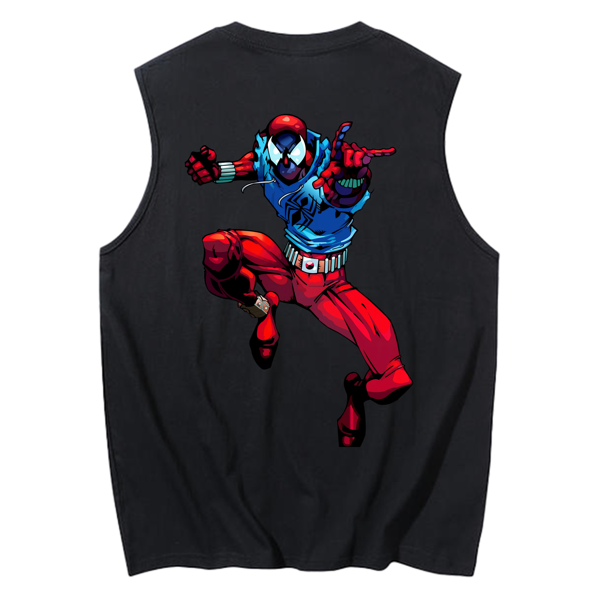 Spider Man スパイダーマン コットン100％タンクトップ（背面プリント）