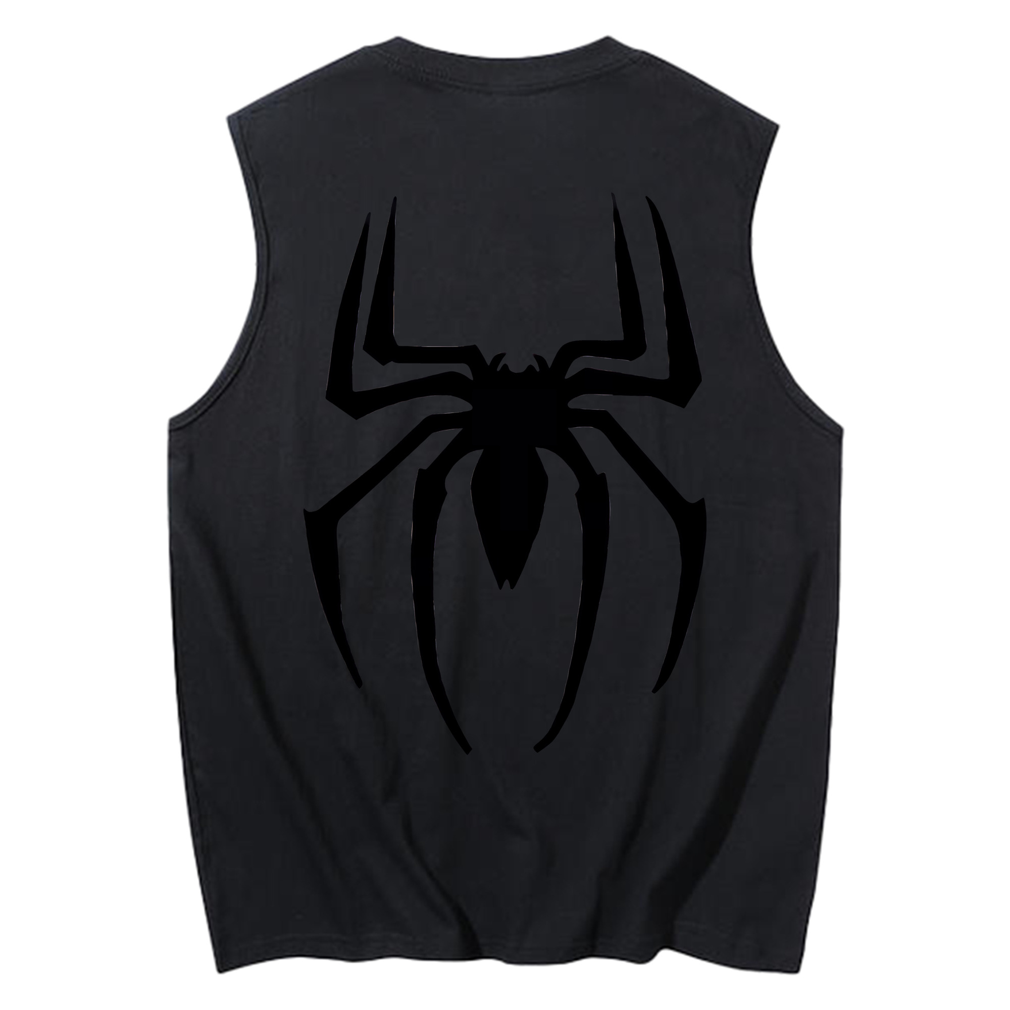 （画像用） Spider Man スパイダーマン コットン100％タンクトップ（背面プリント）