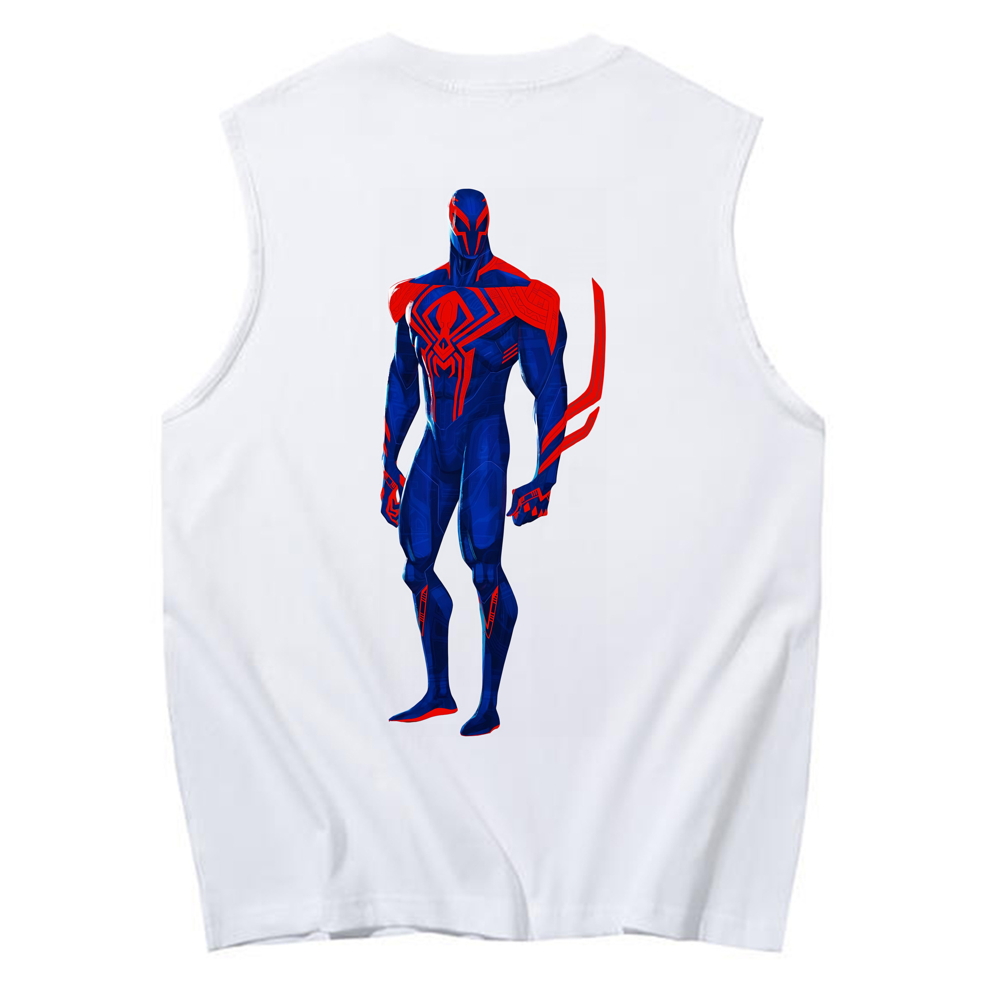 （画像用） Spider Man スパイダーマン コットン100％タンクトップ（背面プリント）