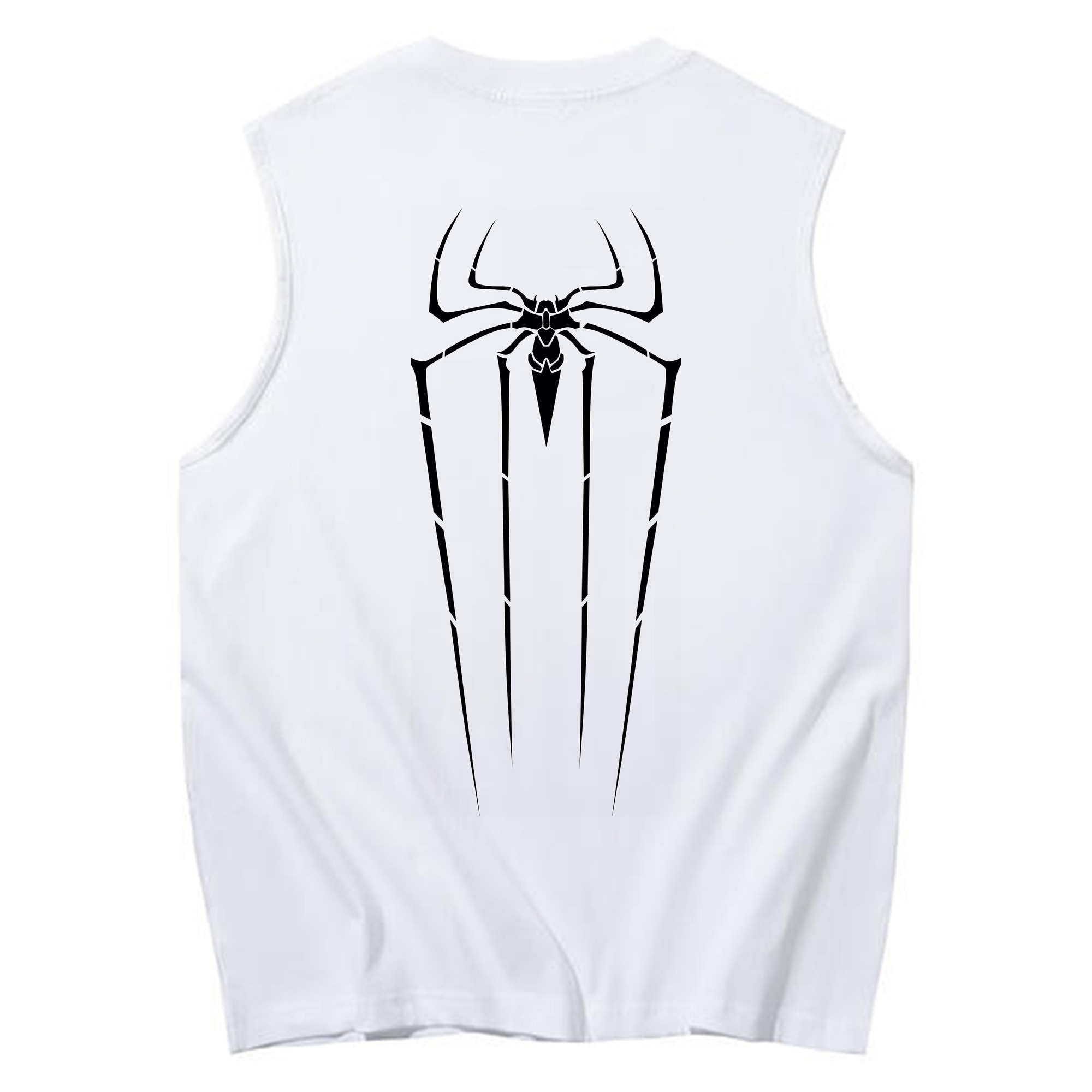 （画像用） Spider Man スパイダーマン コットン100％タンクトップ（背面プリント）