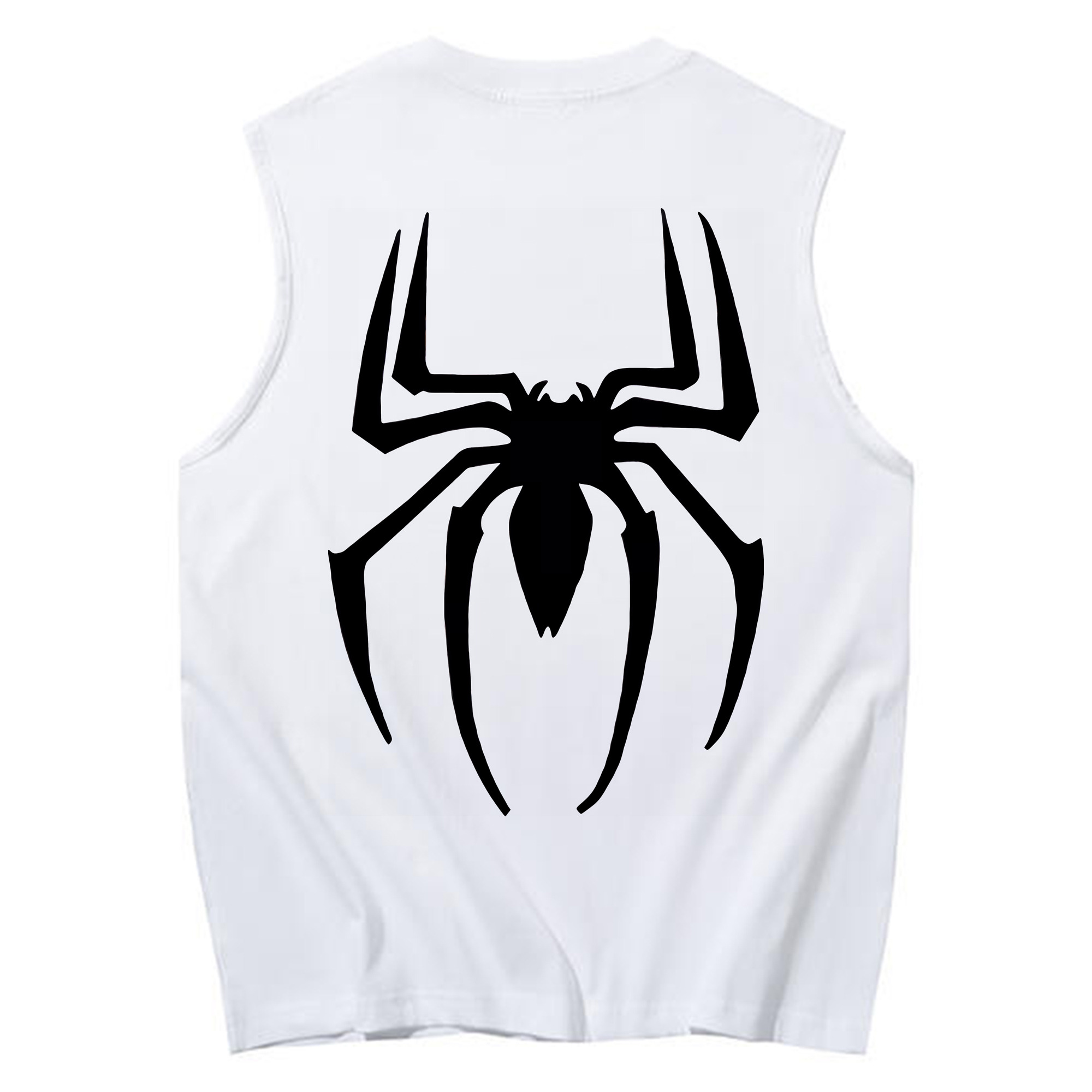（画像用） Spider Man スパイダーマン コットン100％タンクトップ（背面プリント）