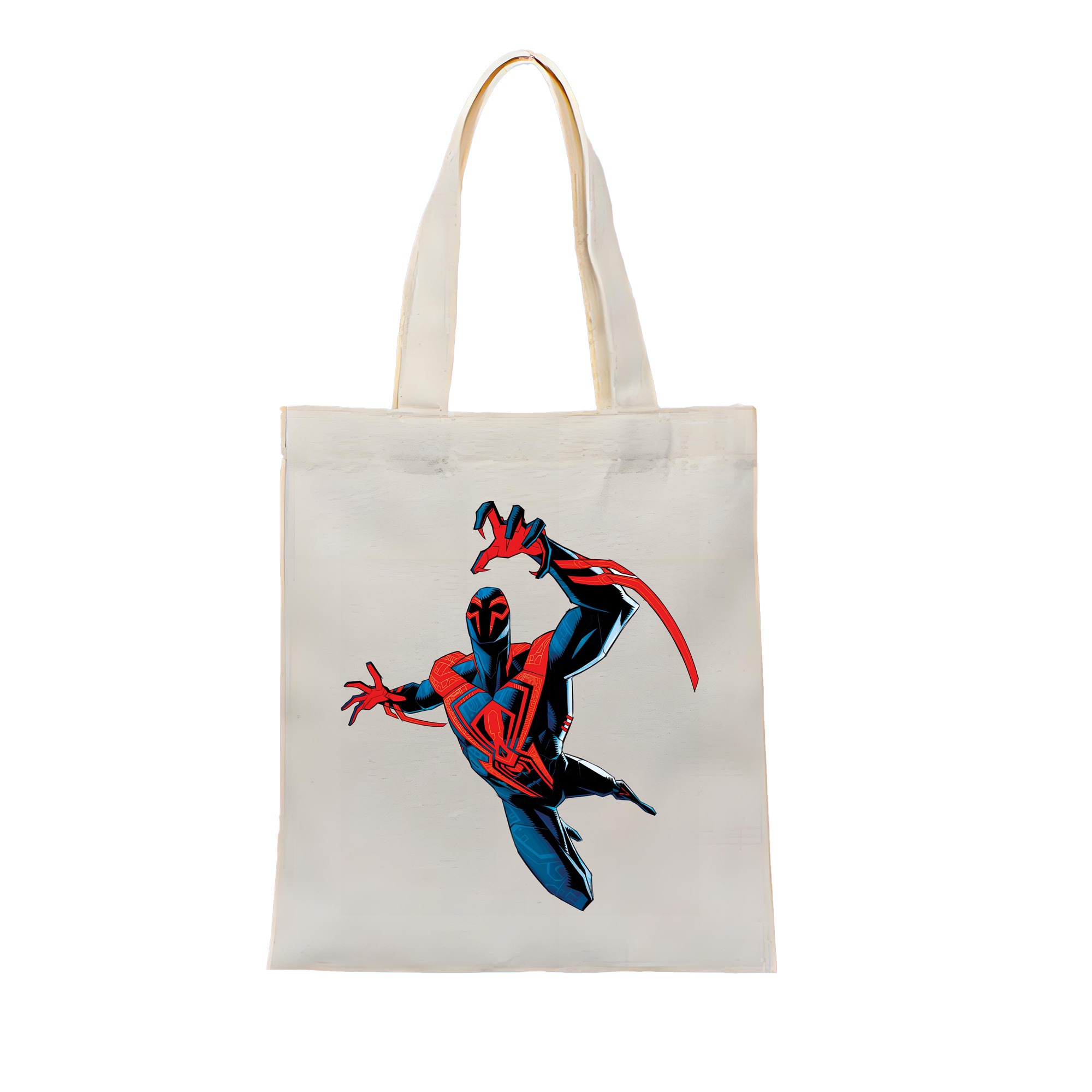 （画像用） Spider Man スパイダーマン 縦型キャンバス生地手提げバッグ　トートバッグ