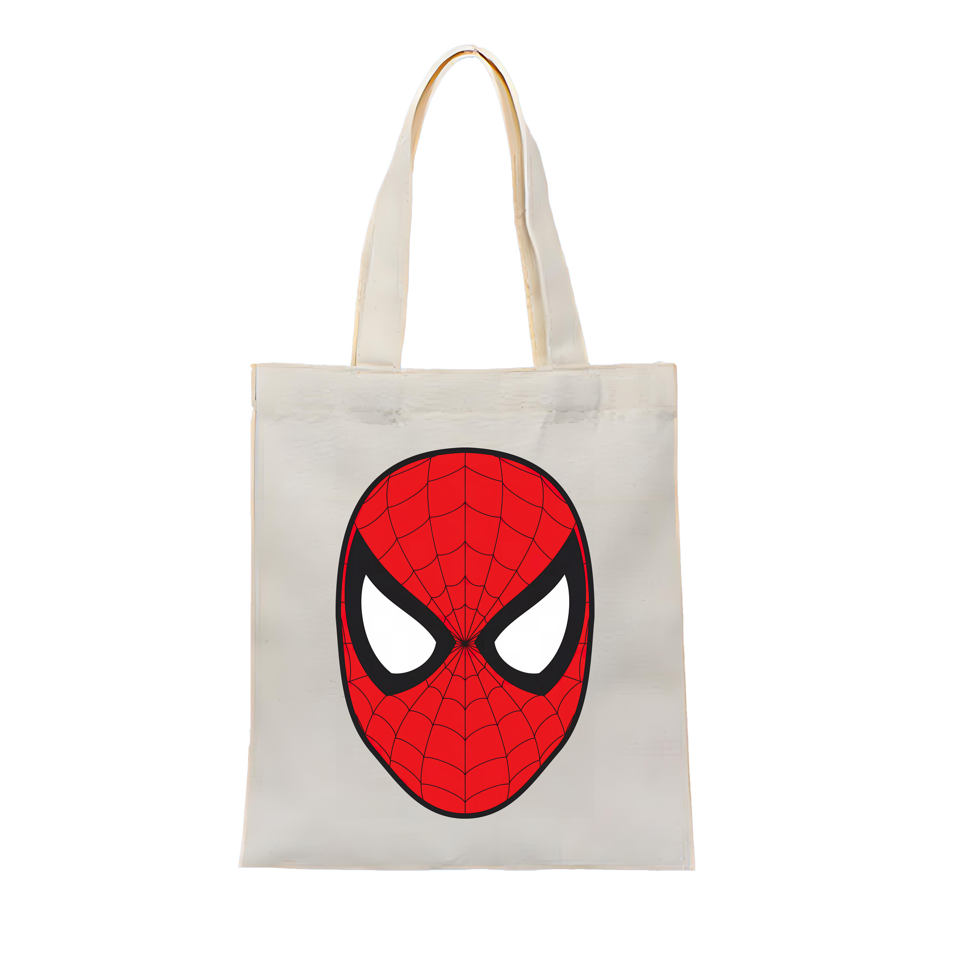（画像用） Spider Man スパイダーマン 縦型キャンバス生地手提げバッグ　トートバッグ