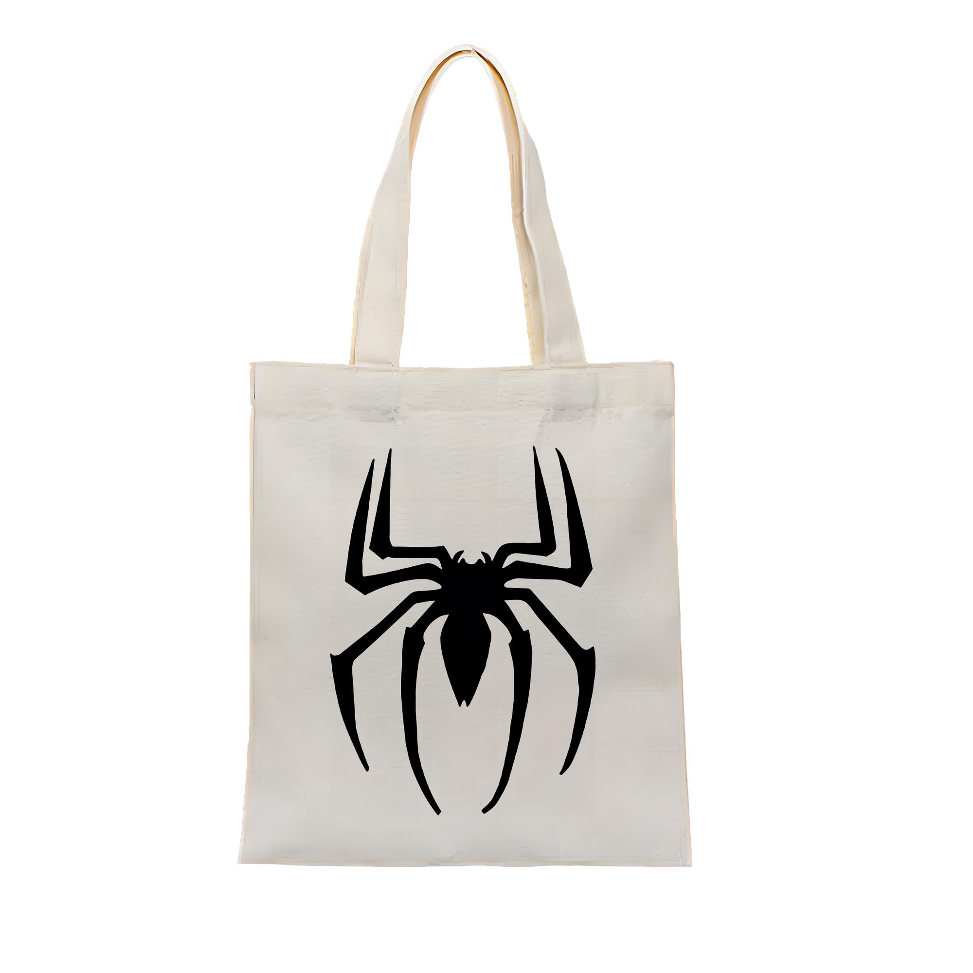 （画像用） Spider Man スパイダーマン 縦型キャンバス生地手提げバッグ　トートバッグ