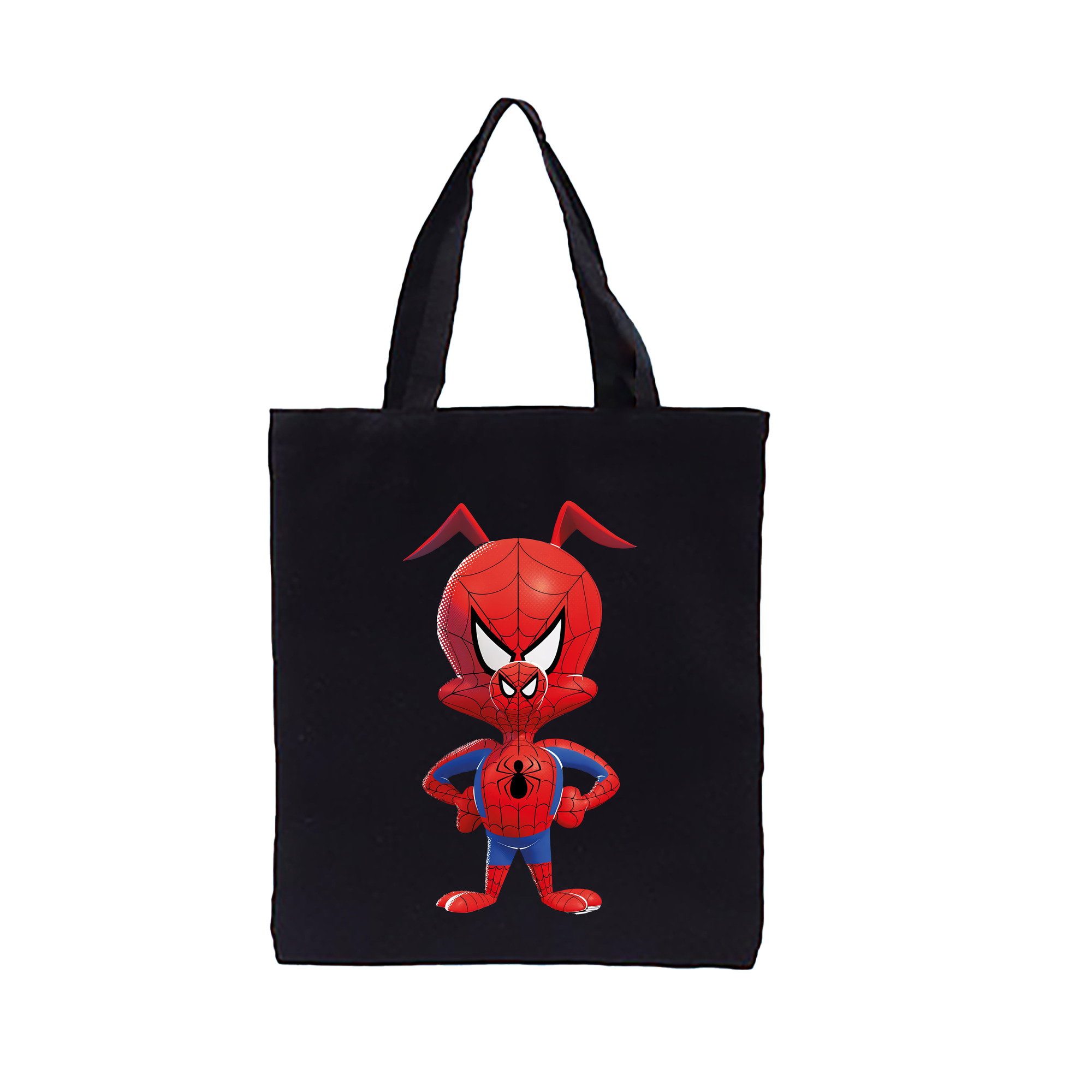 （画像用） Spider Man スパイダーマン 縦型キャンバス生地手提げバッグ　トートバッグ