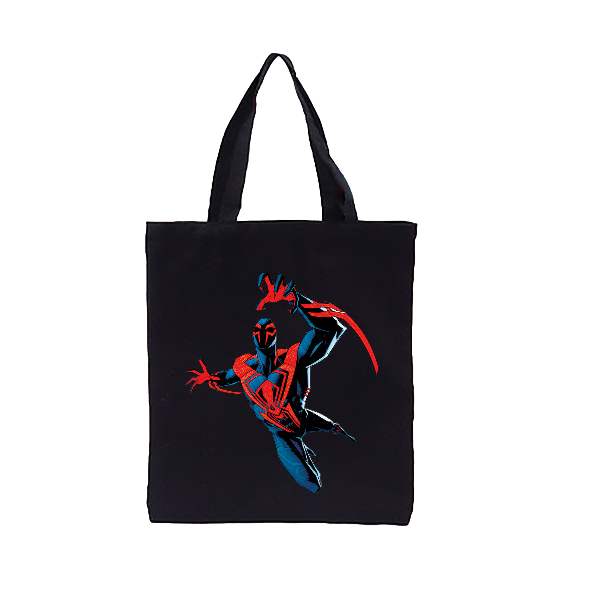 （画像用） Spider Man スパイダーマン 縦型キャンバス生地手提げバッグ　トートバッグ