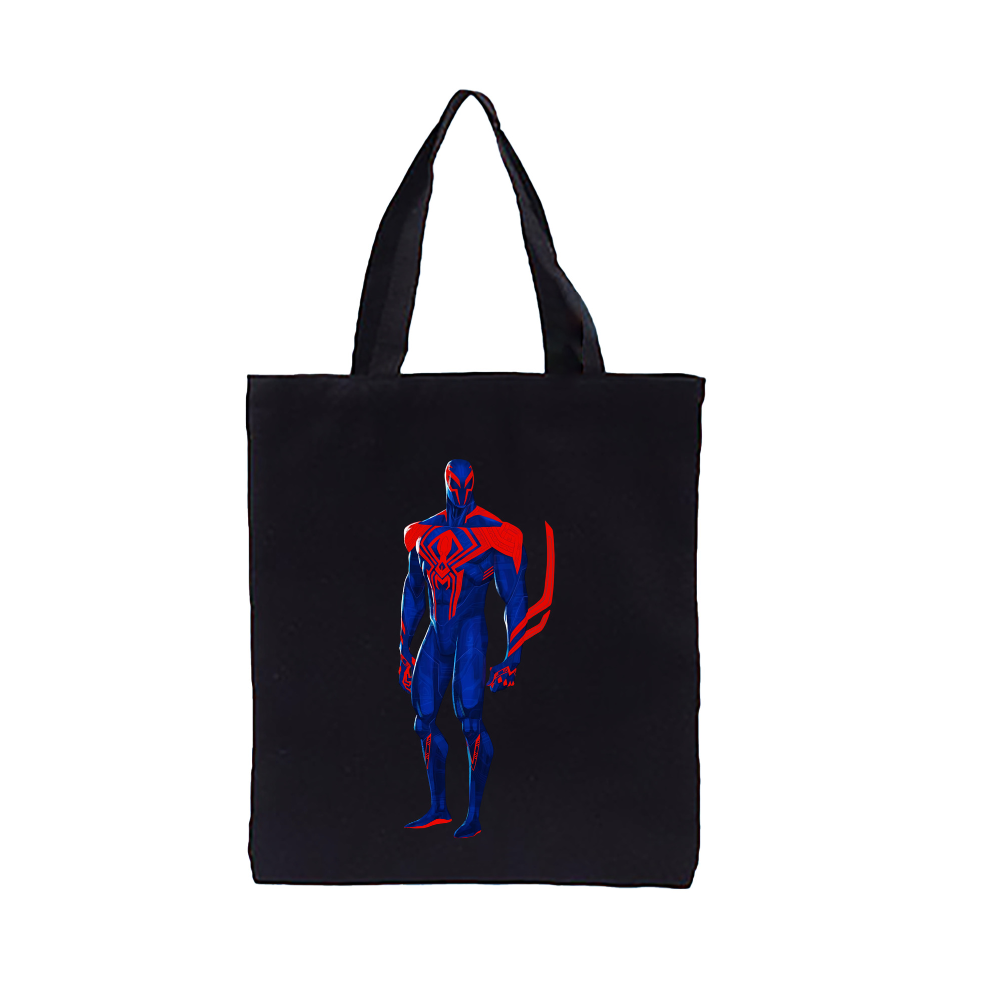 （画像用） Spider Man スパイダーマン 縦型キャンバス生地手提げバッグ　トートバッグ