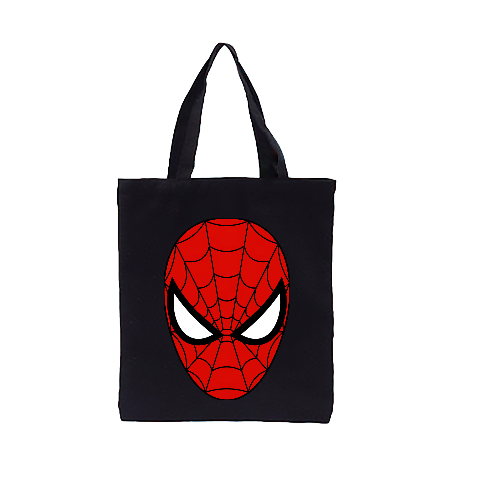 （画像用） Spider Man スパイダーマン 縦型キャンバス生地手提げバッグ　トートバッグ