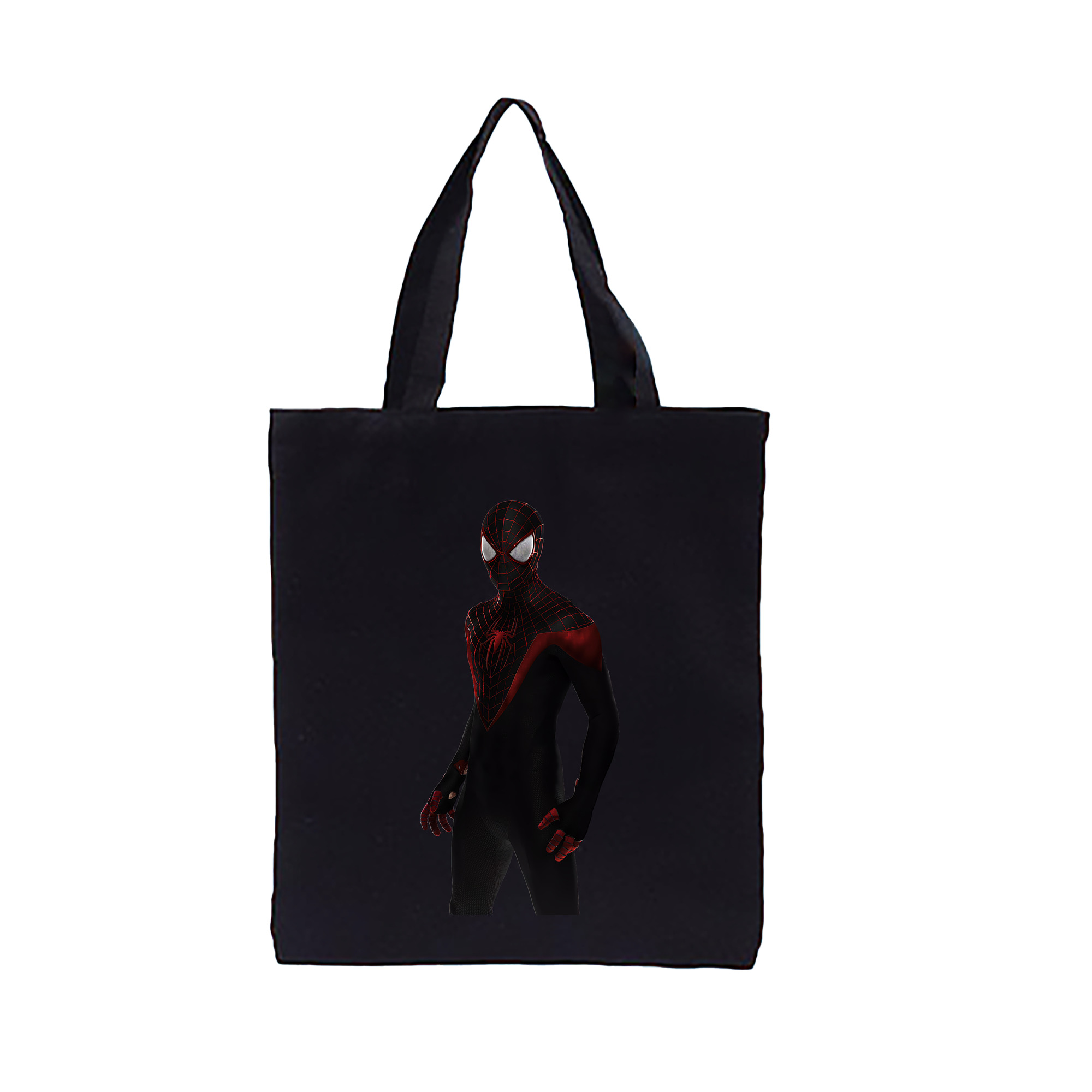 （画像用） Spider Man スパイダーマン 縦型キャンバス生地手提げバッグ　トートバッグ