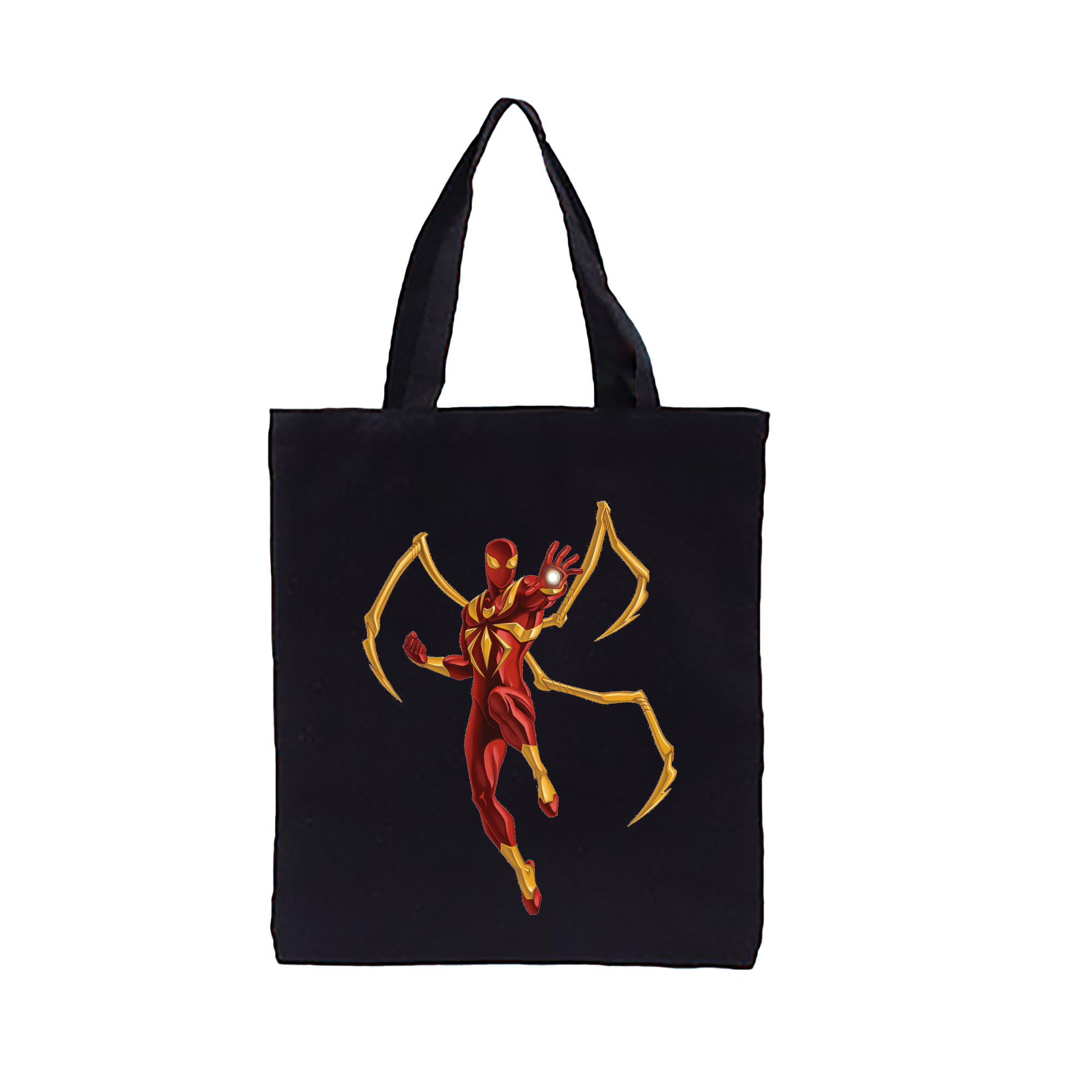 （画像用） Spider Man スパイダーマン 縦型キャンバス生地手提げバッグ　トートバッグ