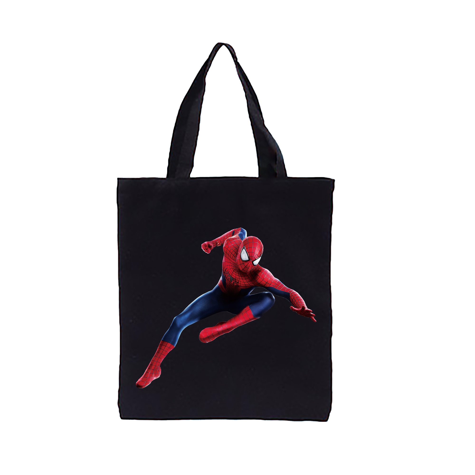 （画像用） Spider Man スパイダーマン 縦型キャンバス生地手提げバッグ　トートバッグ