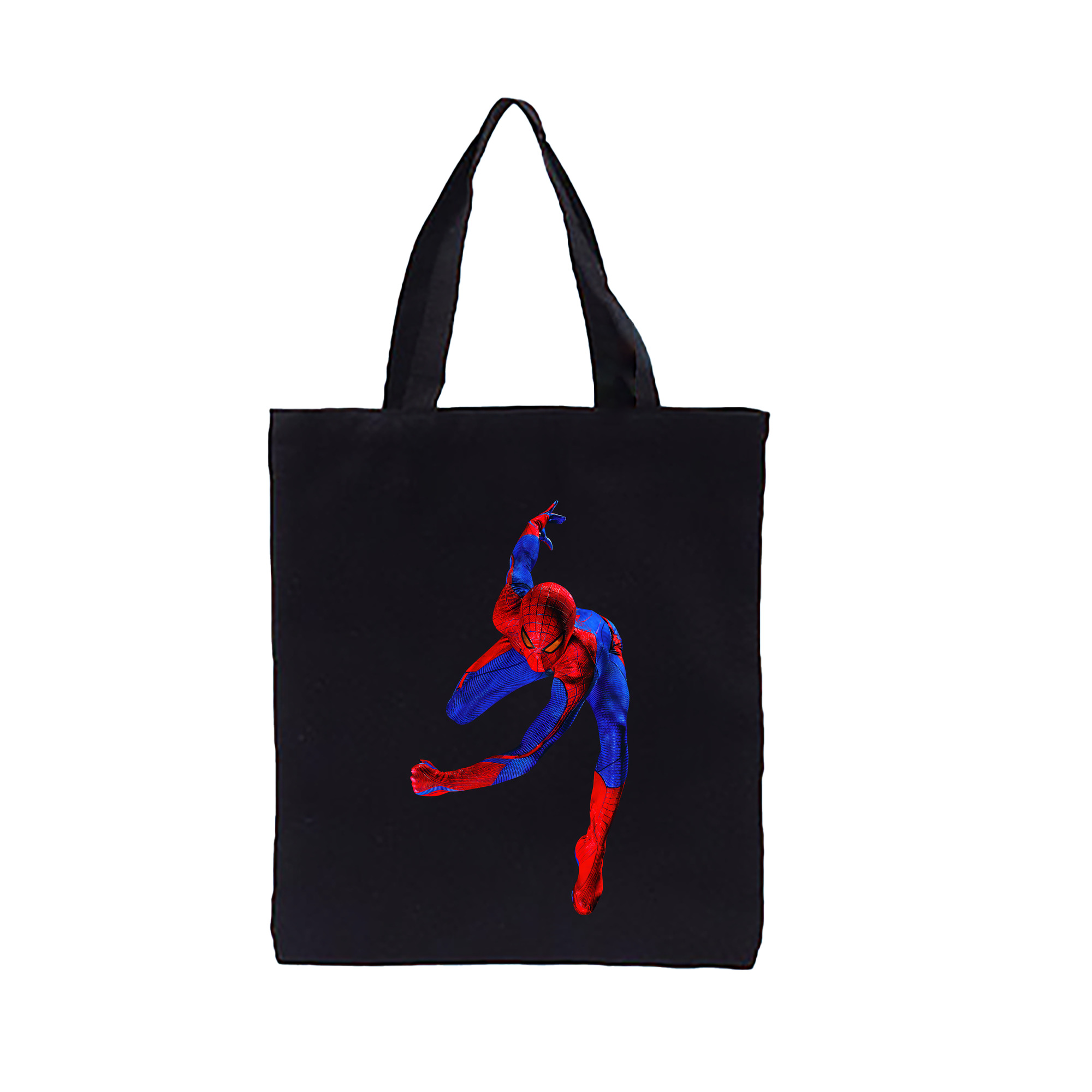 （画像用） Spider Man スパイダーマン 縦型キャンバス生地手提げバッグ　トートバッグ