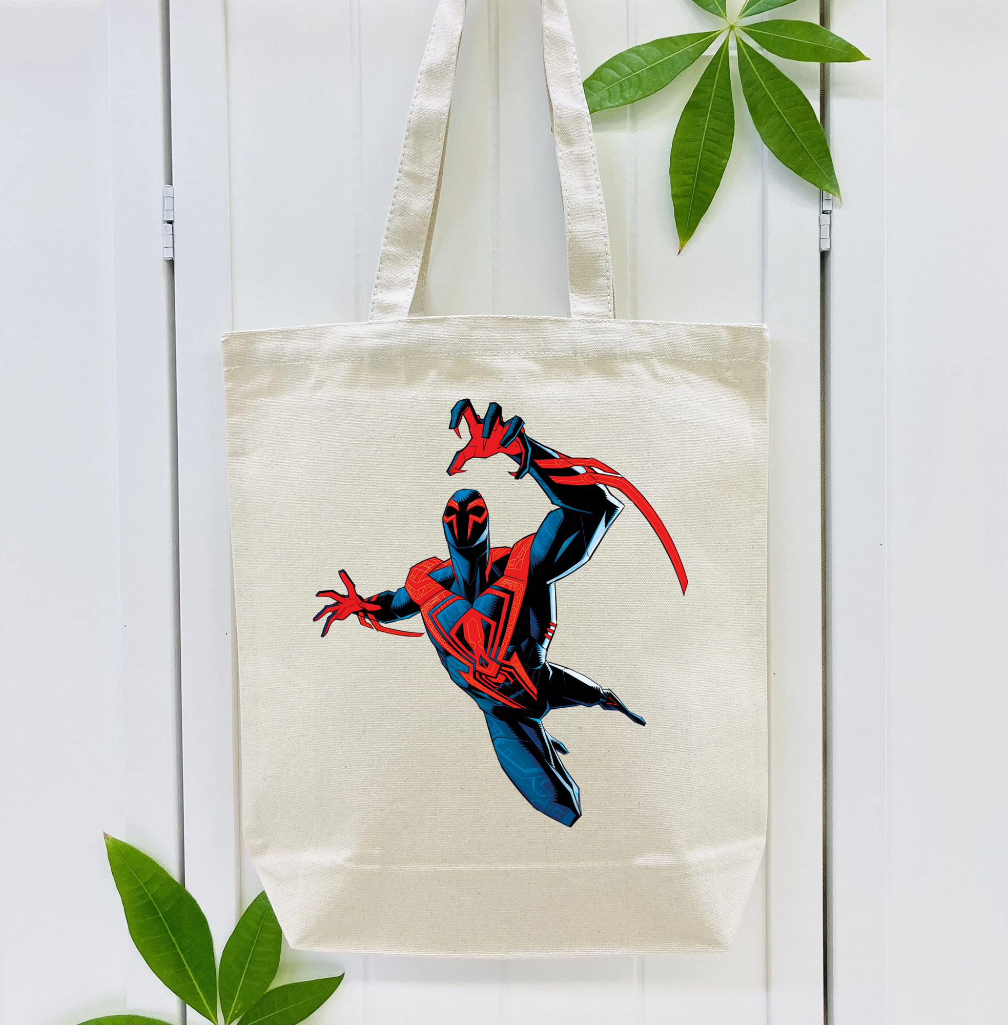 Spider Man スパイダーマン 縦型キャンバス生地手提げバッグ　トートバッグ