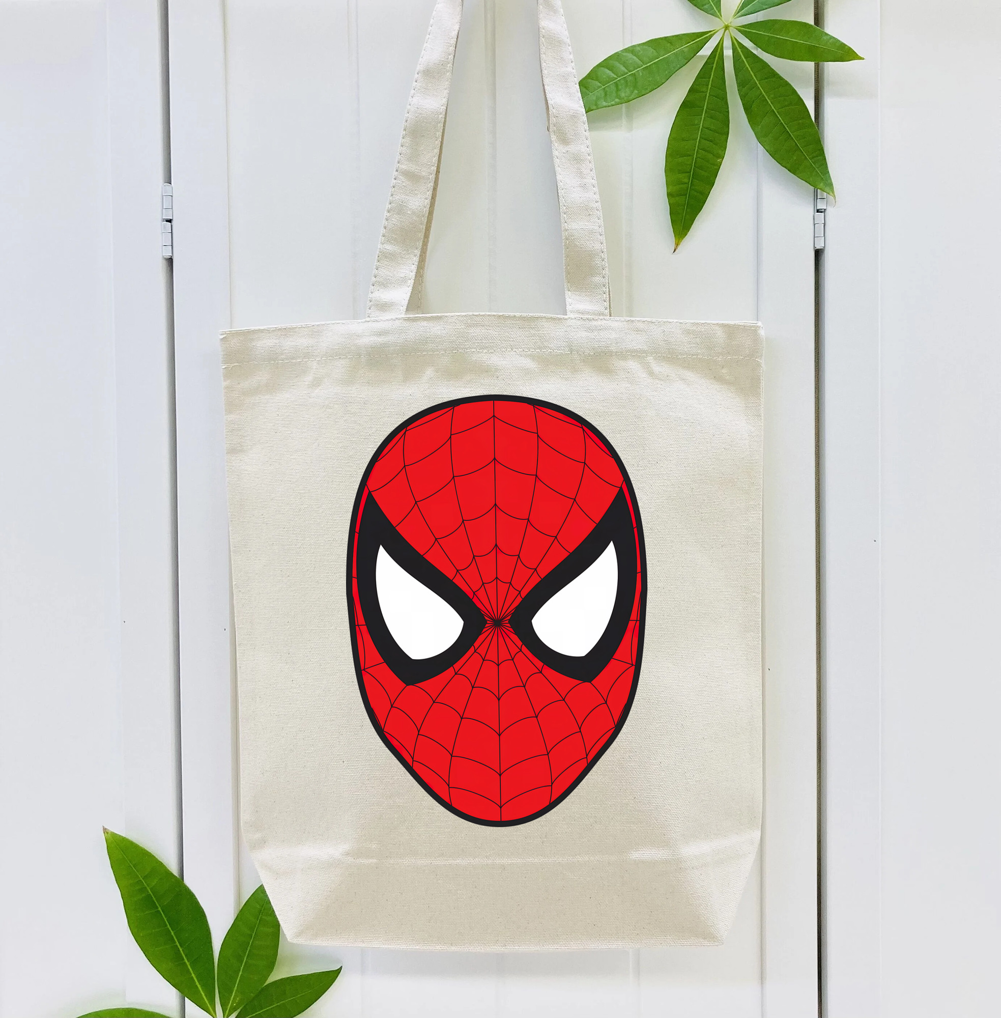 Spider Man スパイダーマン 縦型キャンバス生地手提げバッグ　トートバッグ