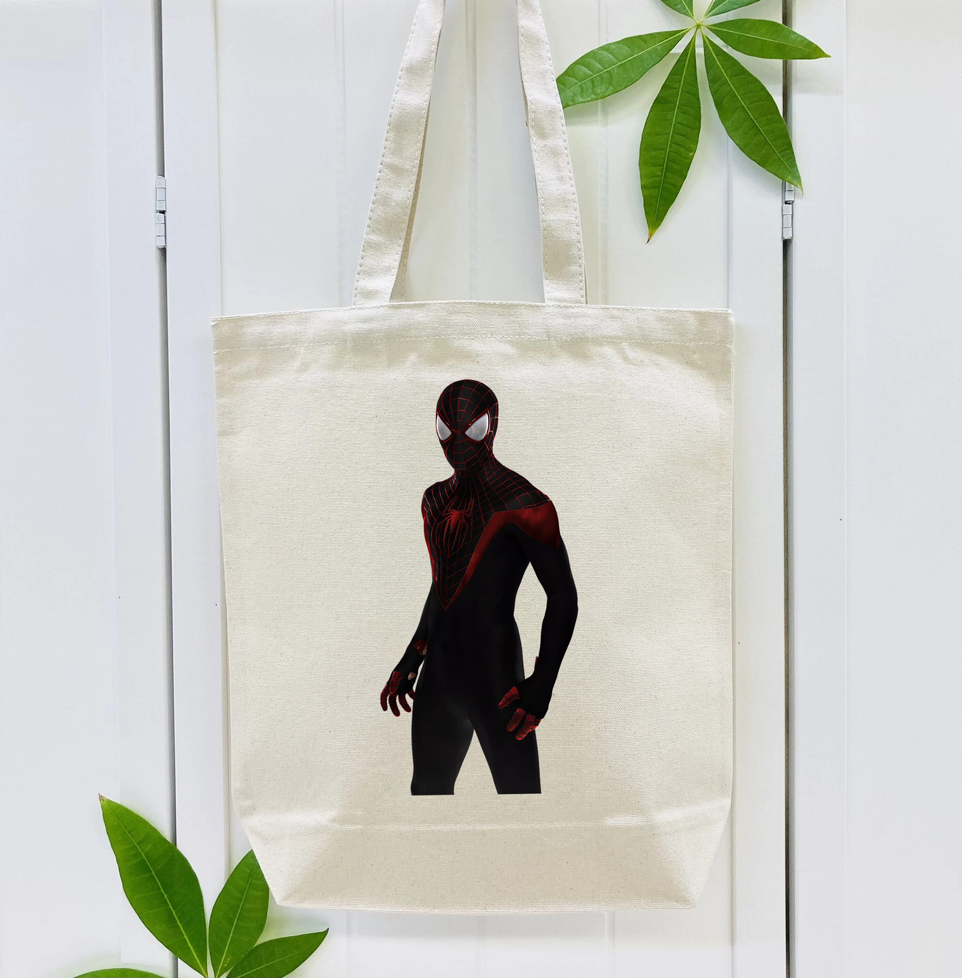 Spider Man スパイダーマン 縦型キャンバス生地手提げバッグ　トートバッグ