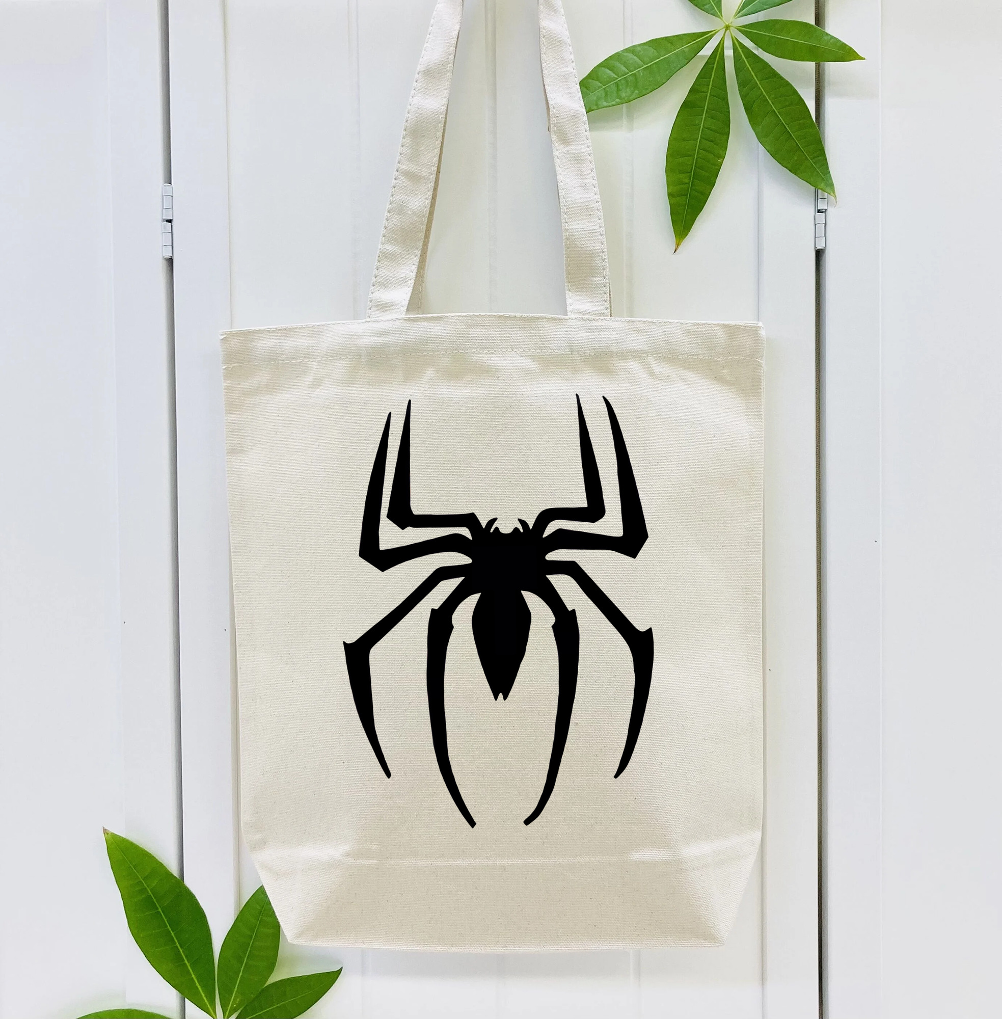 Spider Man スパイダーマン 縦型キャンバス生地手提げバッグ　トートバッグ
