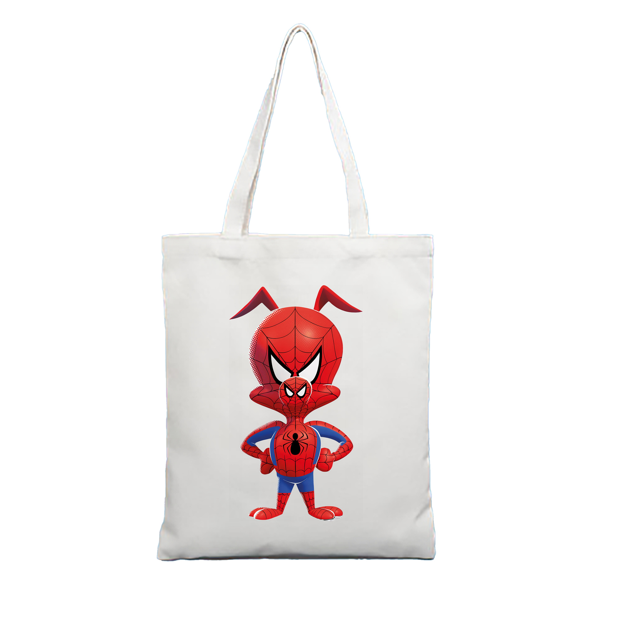 （画像用） Spider Man スパイダーマン 縦型キャンバス生地手提げバッグ　トートバッグ