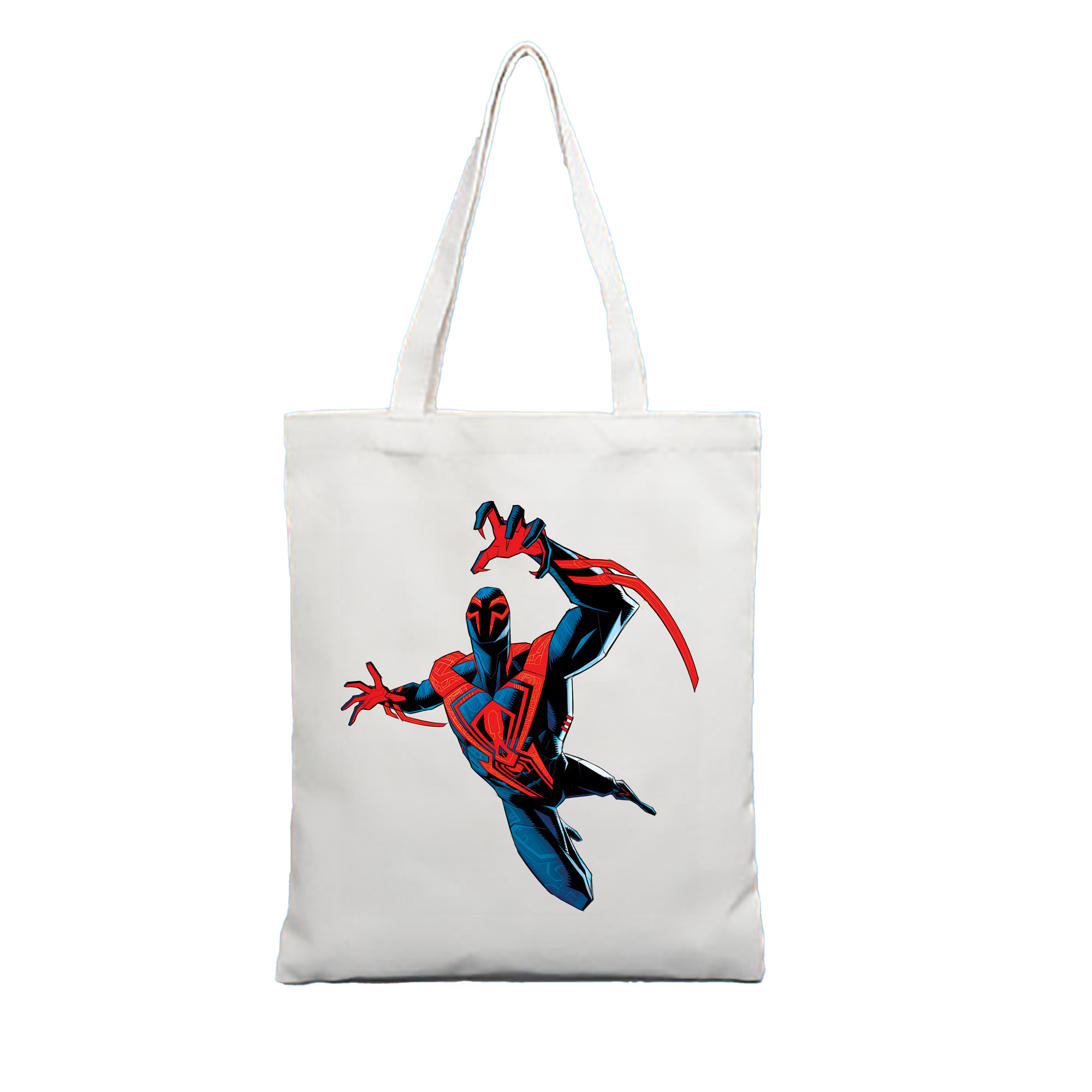 （画像用） Spider Man スパイダーマン 縦型キャンバス生地手提げバッグ　トートバッグ
