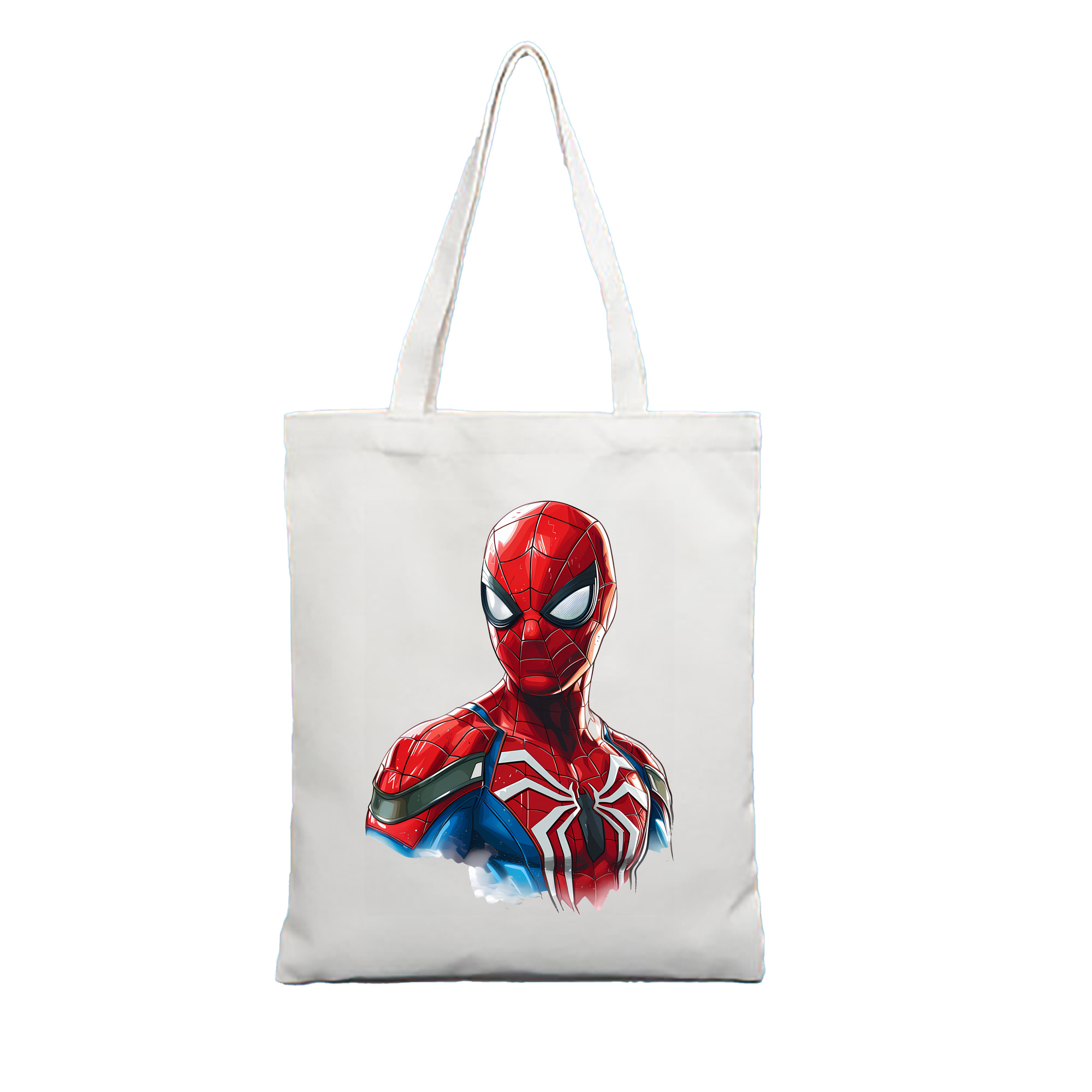 （画像用） Spider Man スパイダーマン 縦型キャンバス生地手提げバッグ　トートバッグ