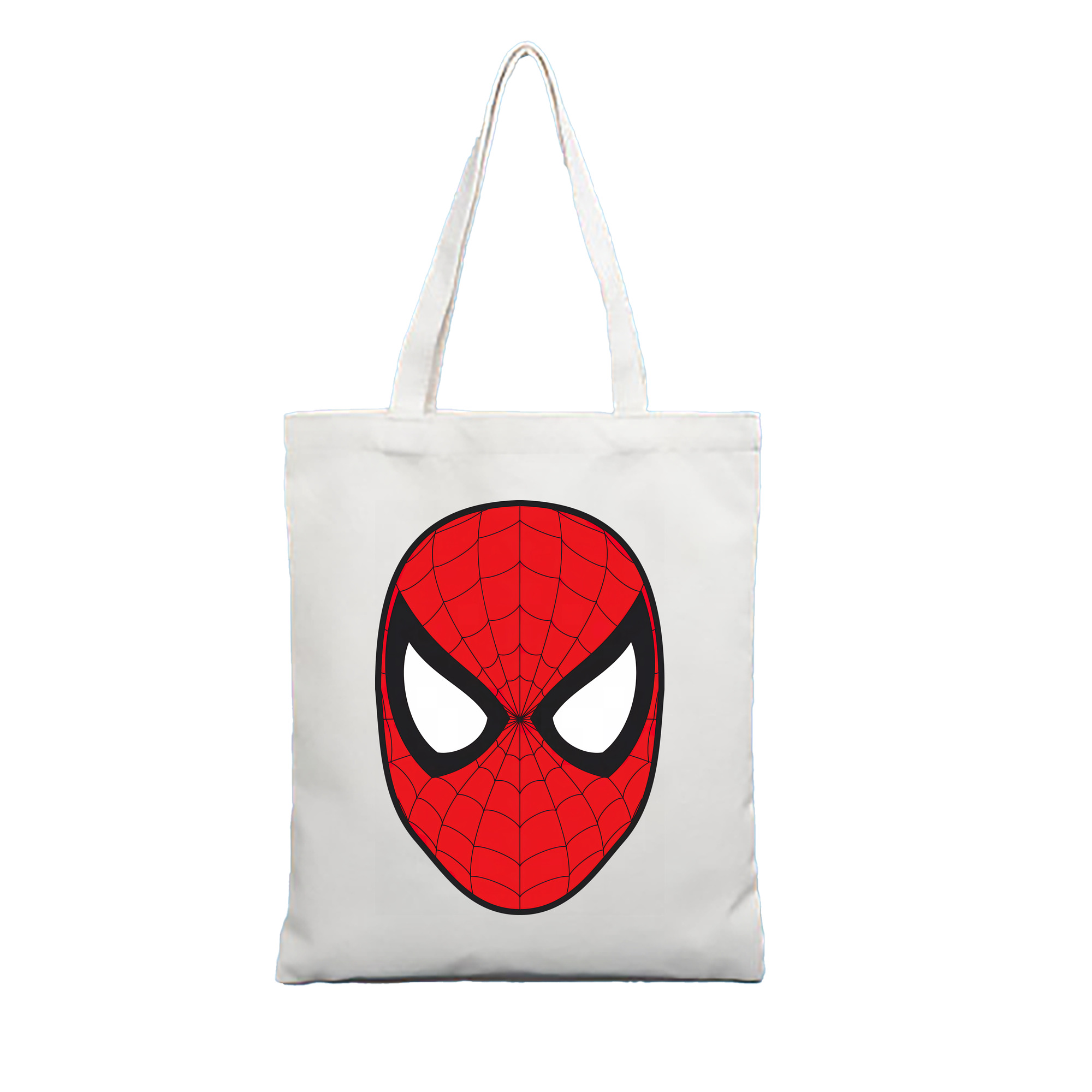 （画像用） Spider Man スパイダーマン 縦型キャンバス生地手提げバッグ　トートバッグ
