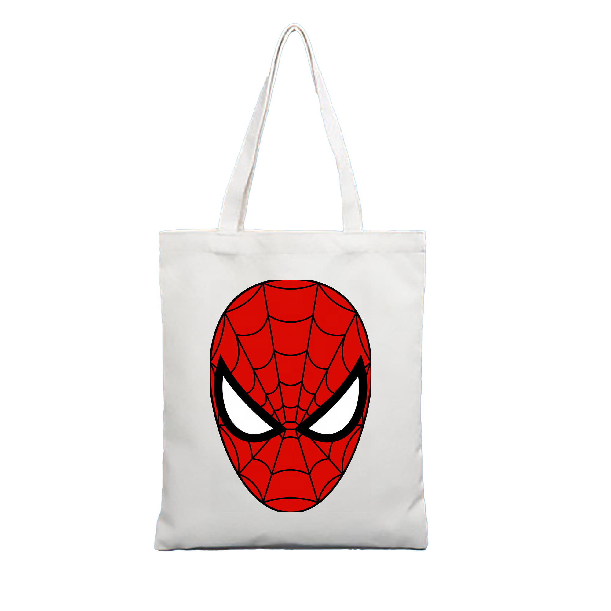 （画像用） Spider Man スパイダーマン 縦型キャンバス生地手提げバッグ　トートバッグ