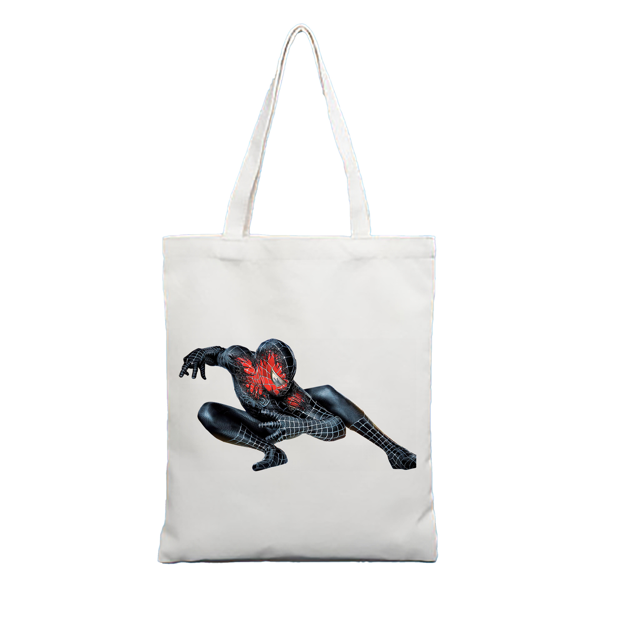 （画像用） Spider Man スパイダーマン 縦型キャンバス生地手提げバッグ　トートバッグ