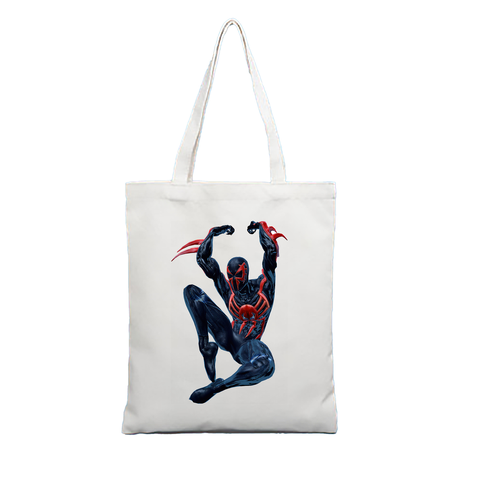 （画像用） Spider Man スパイダーマン 縦型キャンバス生地手提げバッグ　トートバッグ