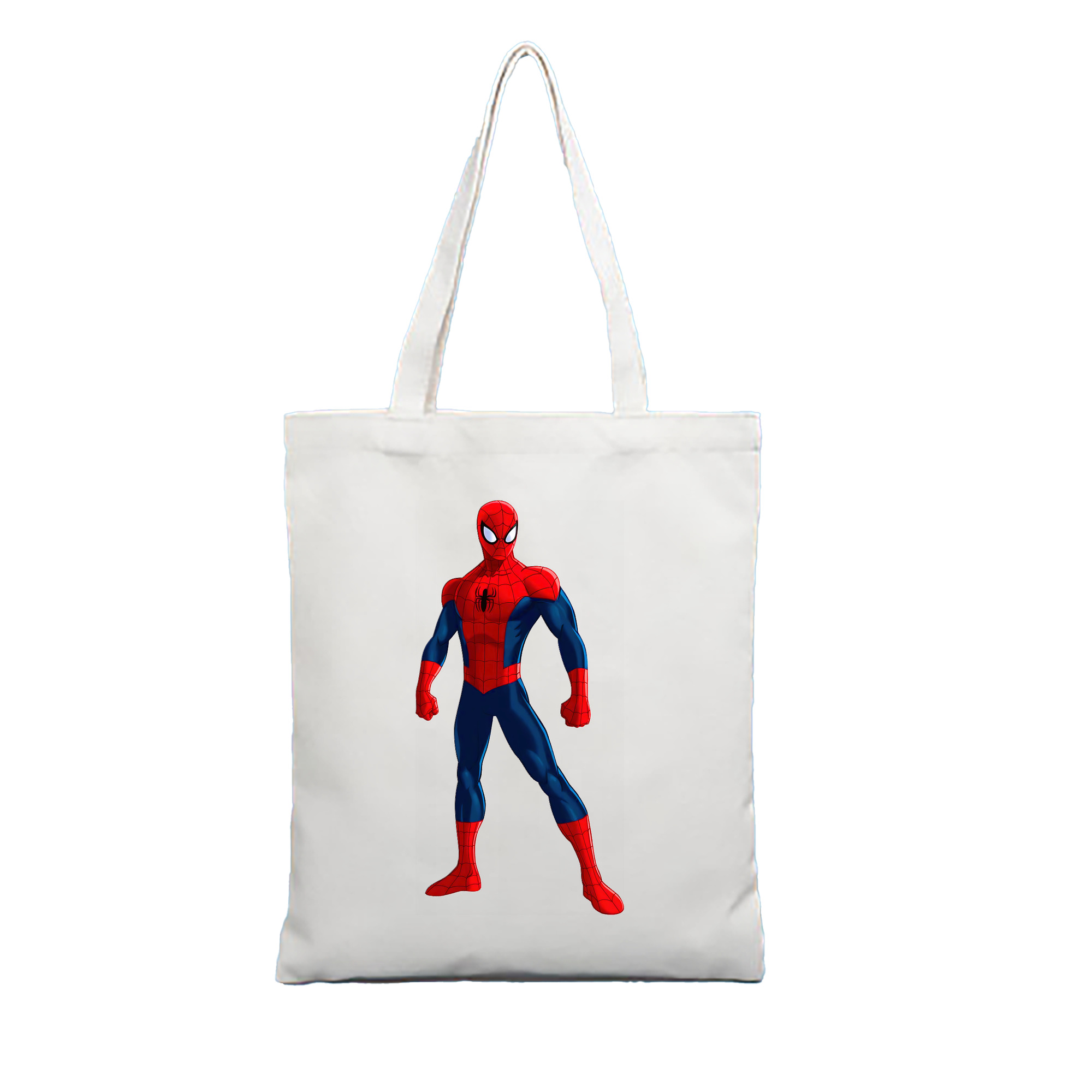 （画像用） Spider Man スパイダーマン 縦型キャンバス生地手提げバッグ　トートバッグ