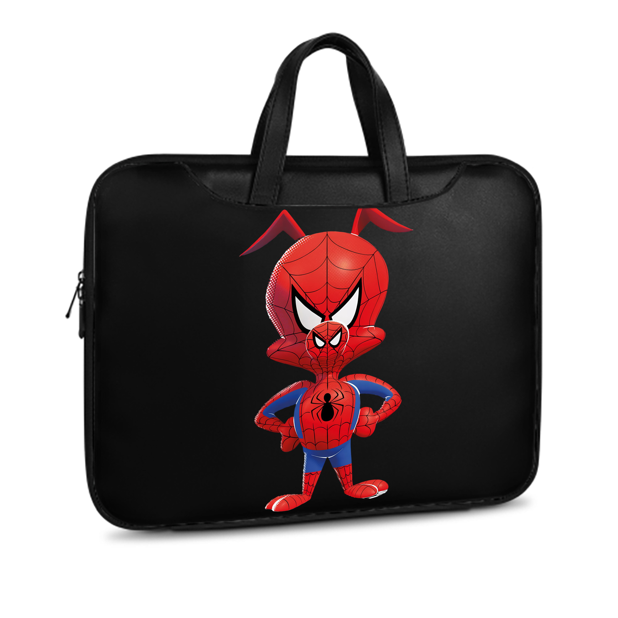 （画像用） Spider Man スパイダーマン レザーラップトップバッグ　ノートパソコンケース
