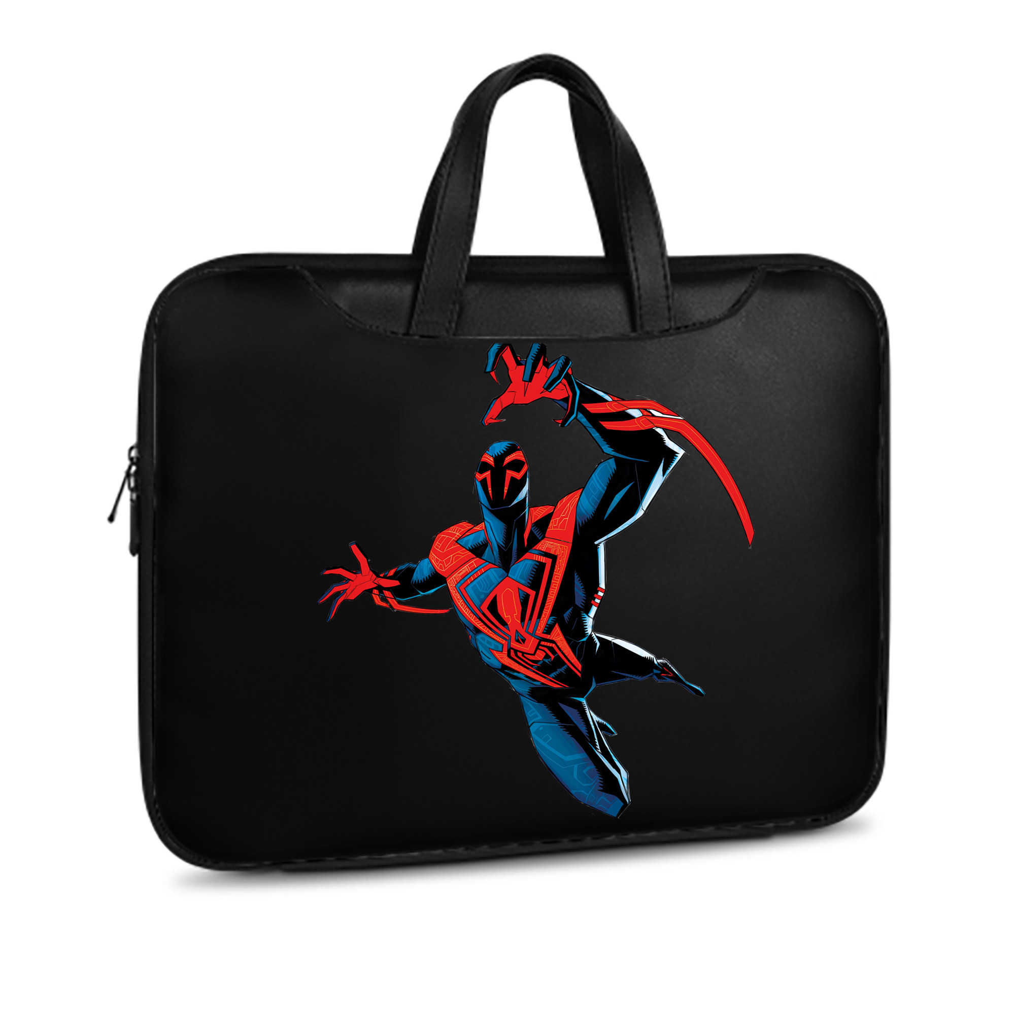 （画像用） Spider Man スパイダーマン レザーラップトップバッグ　ノートパソコンケース
