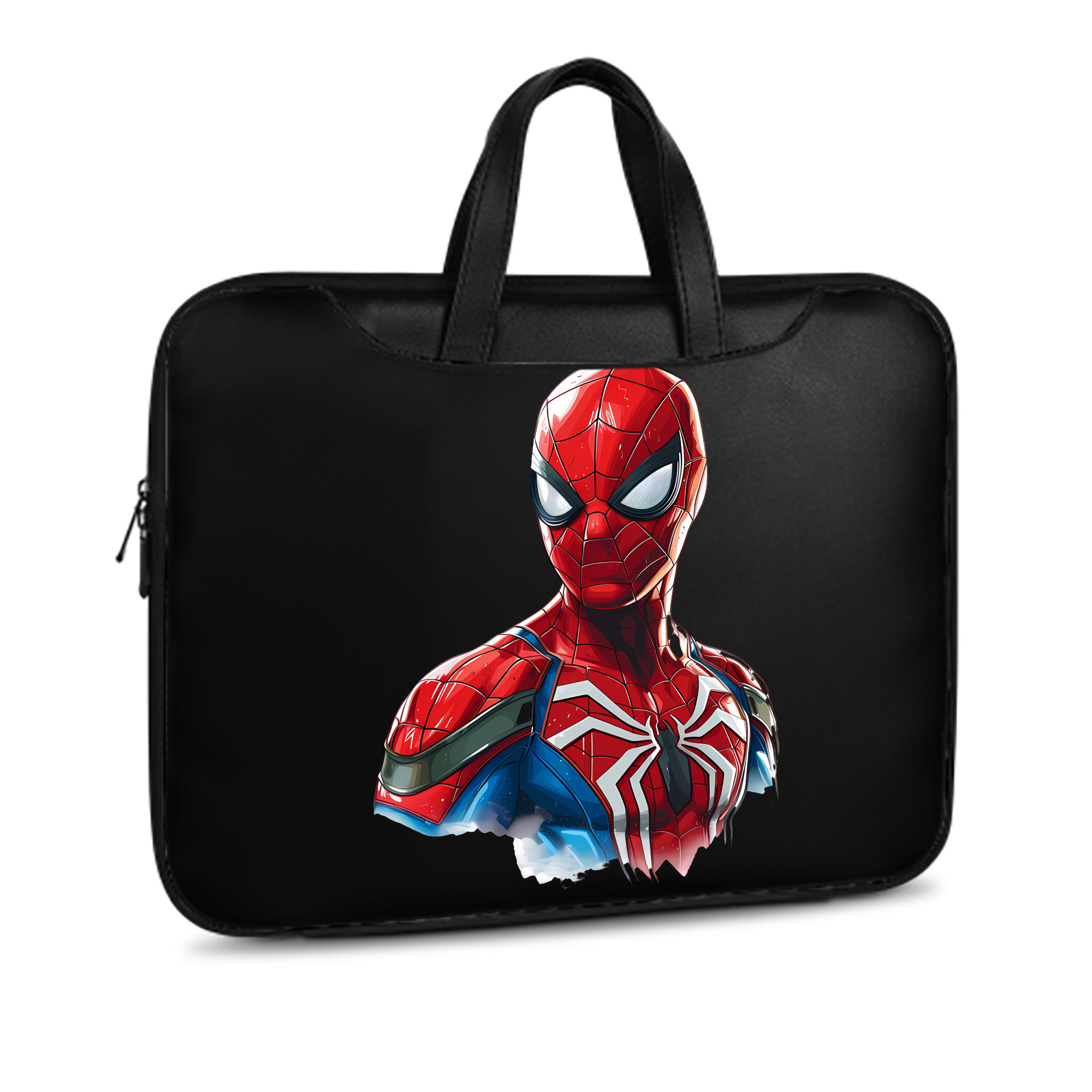 （画像用） Spider Man スパイダーマン レザーラップトップバッグ　ノートパソコンケース