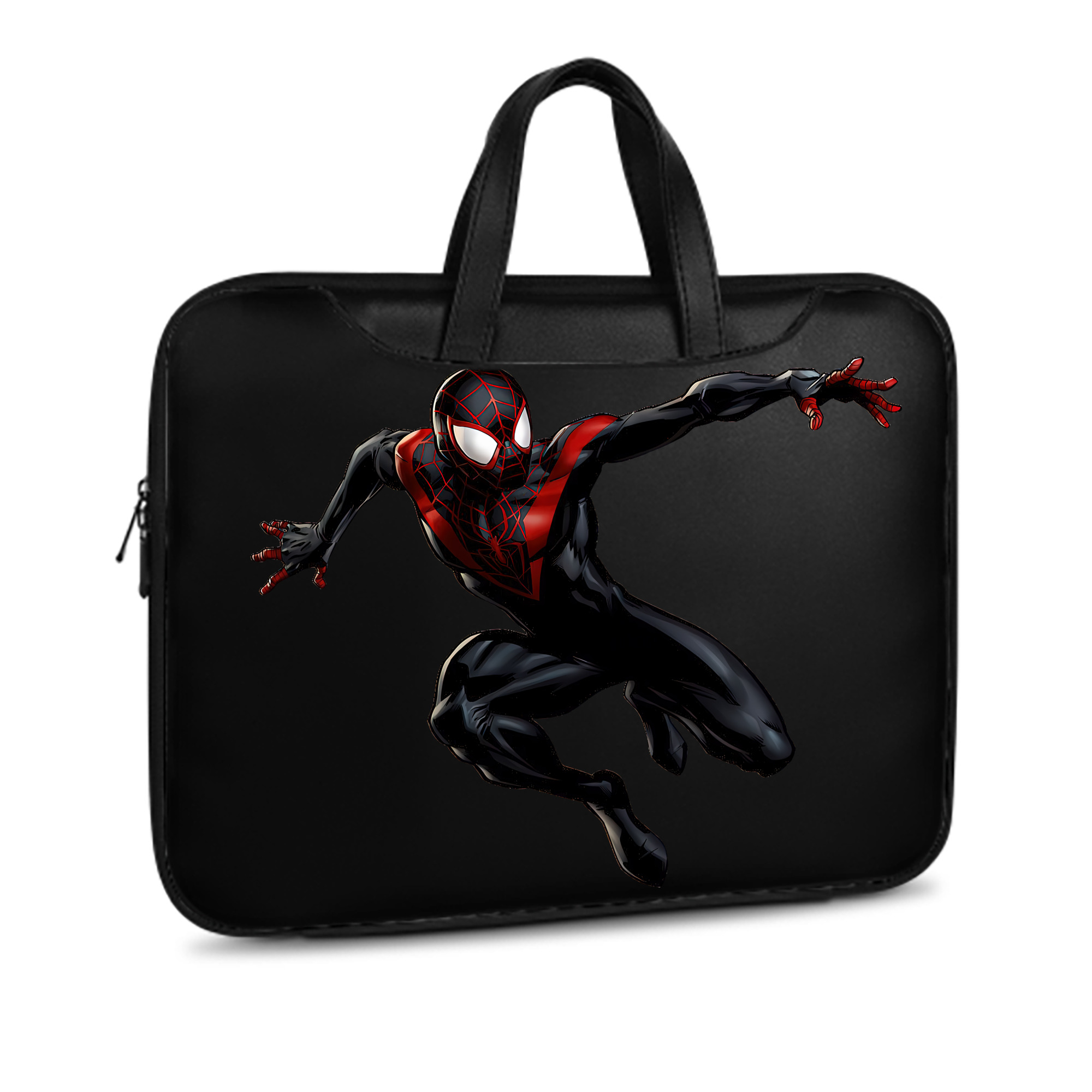 （画像用） Spider Man スパイダーマン レザーラップトップバッグ　ノートパソコンケース