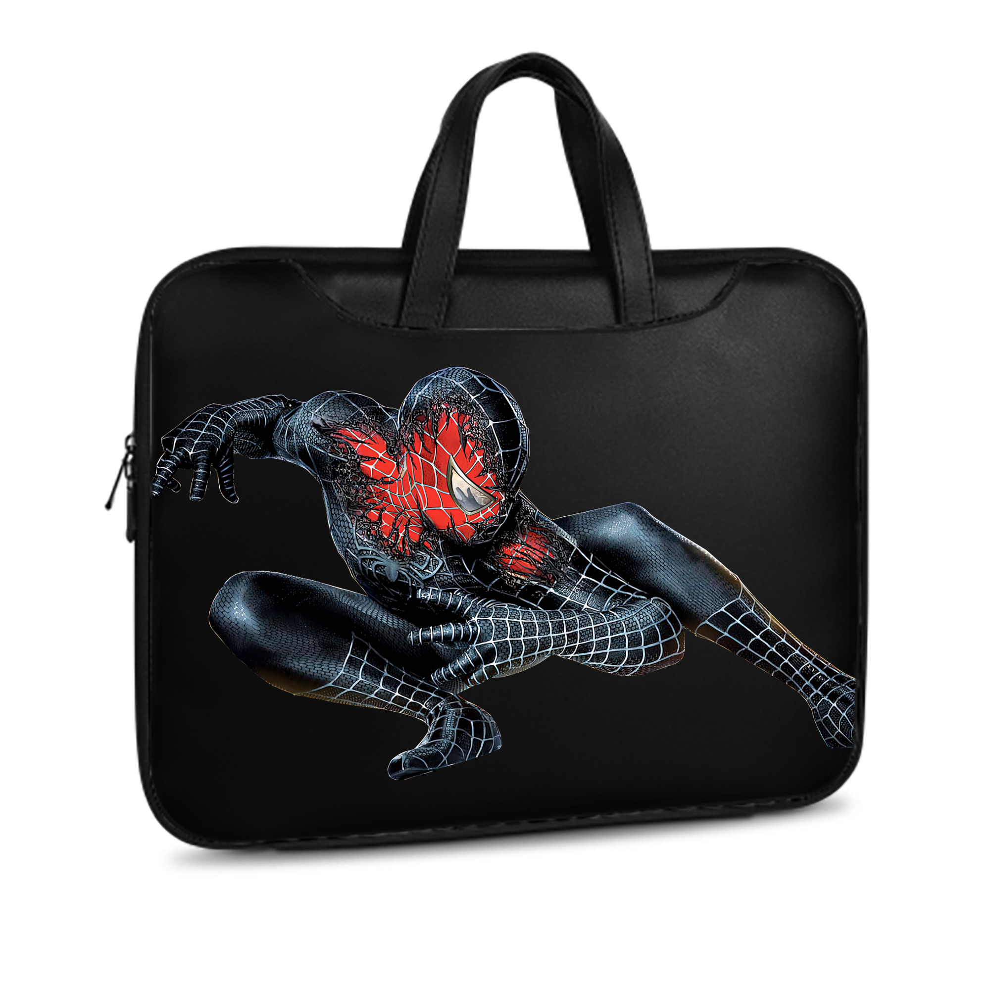 （画像用） Spider Man スパイダーマン レザーラップトップバッグ　ノートパソコンケース