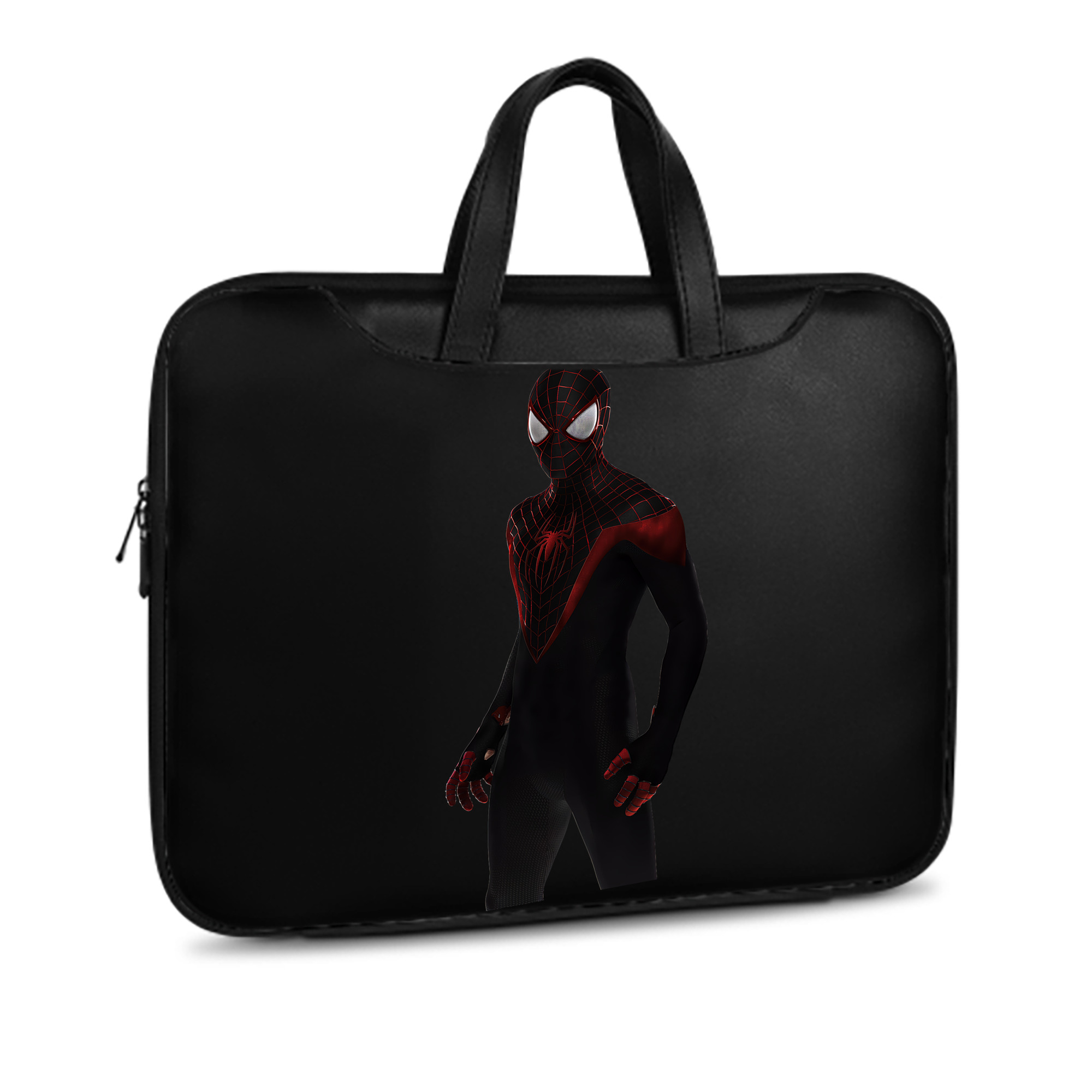 （画像用） Spider Man スパイダーマン レザーラップトップバッグ　ノートパソコンケース