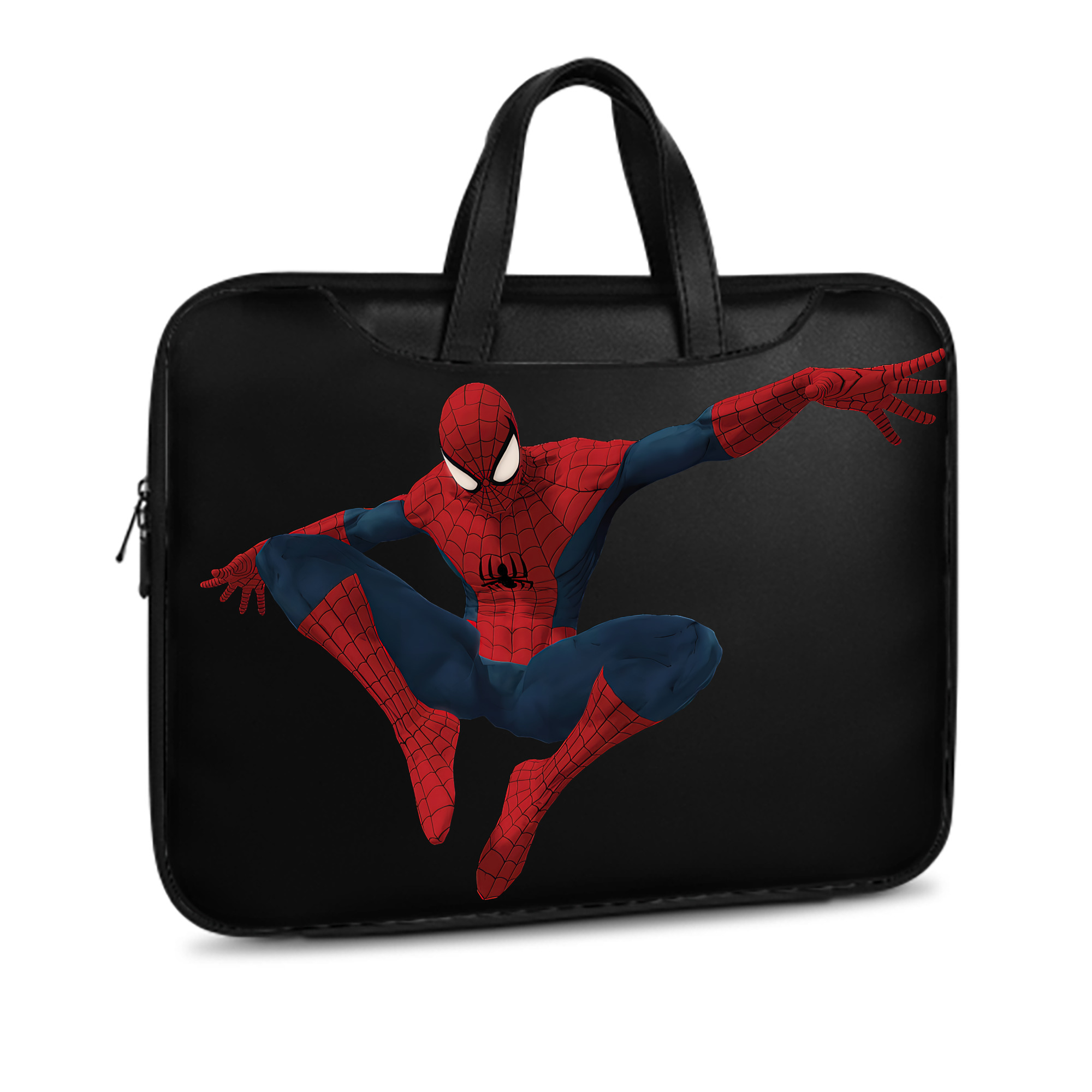 （画像用） Spider Man スパイダーマン レザーラップトップバッグ　ノートパソコンケース