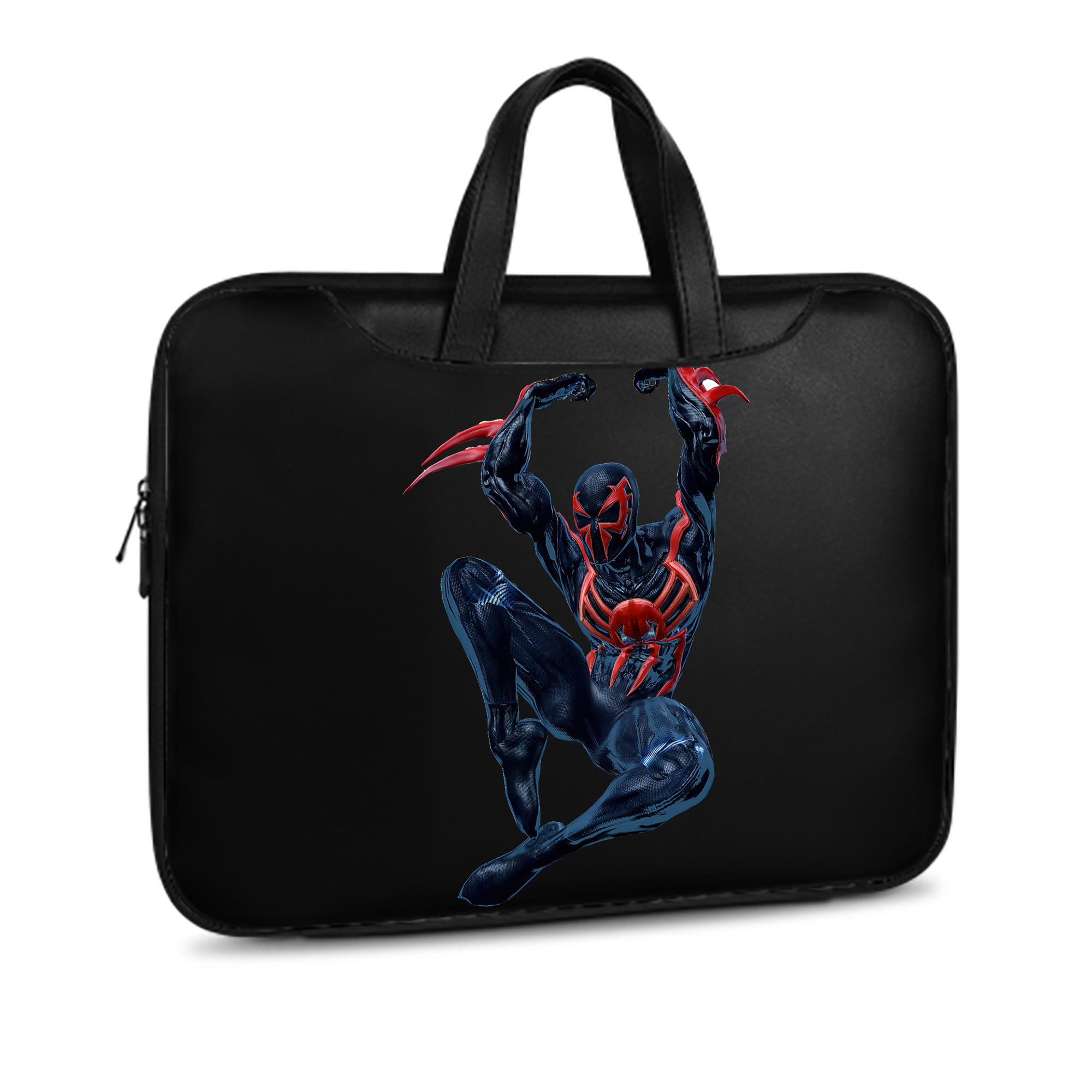 （画像用） Spider Man スパイダーマン レザーラップトップバッグ　ノートパソコンケース