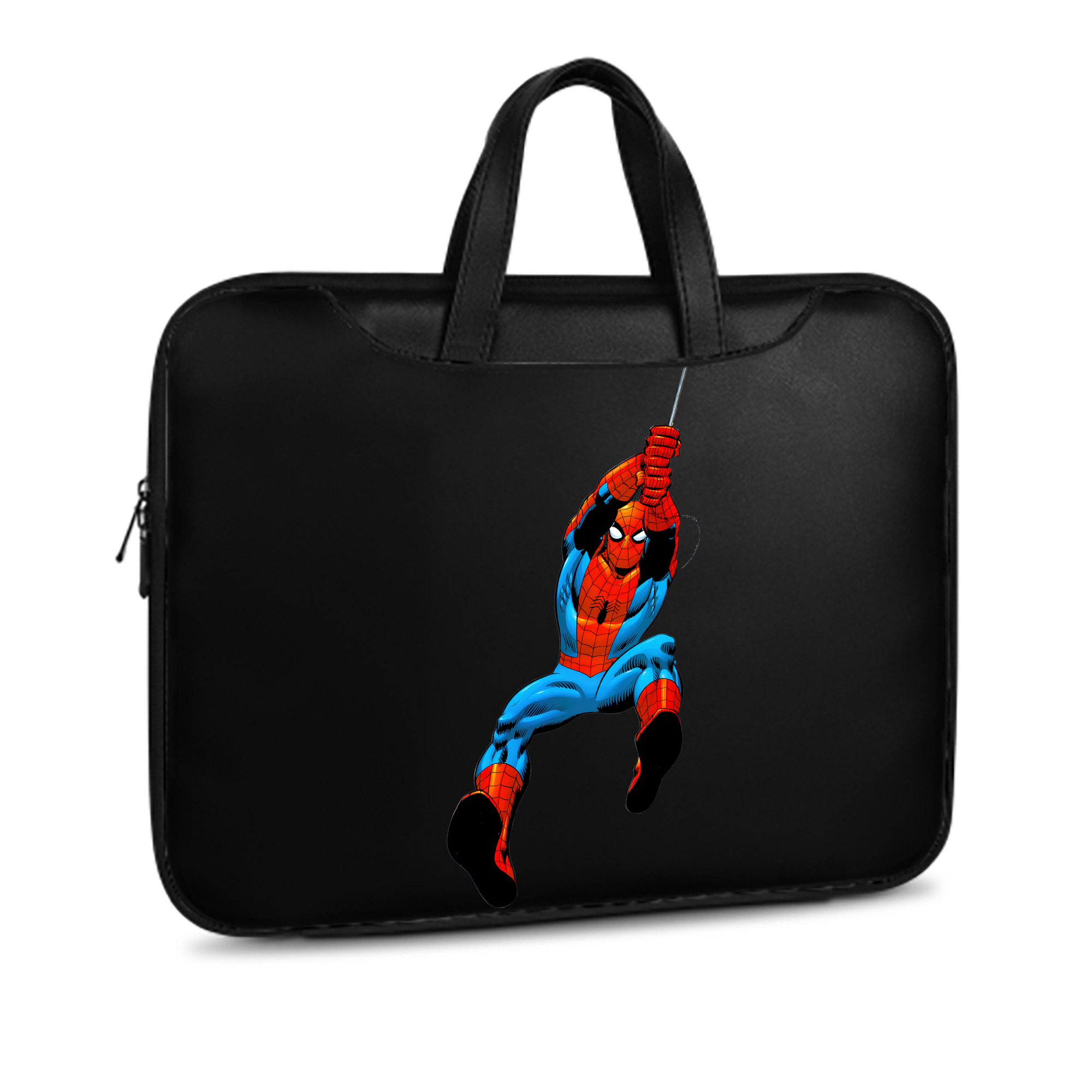 （画像用） Spider Man スパイダーマン レザーラップトップバッグ　ノートパソコンケース