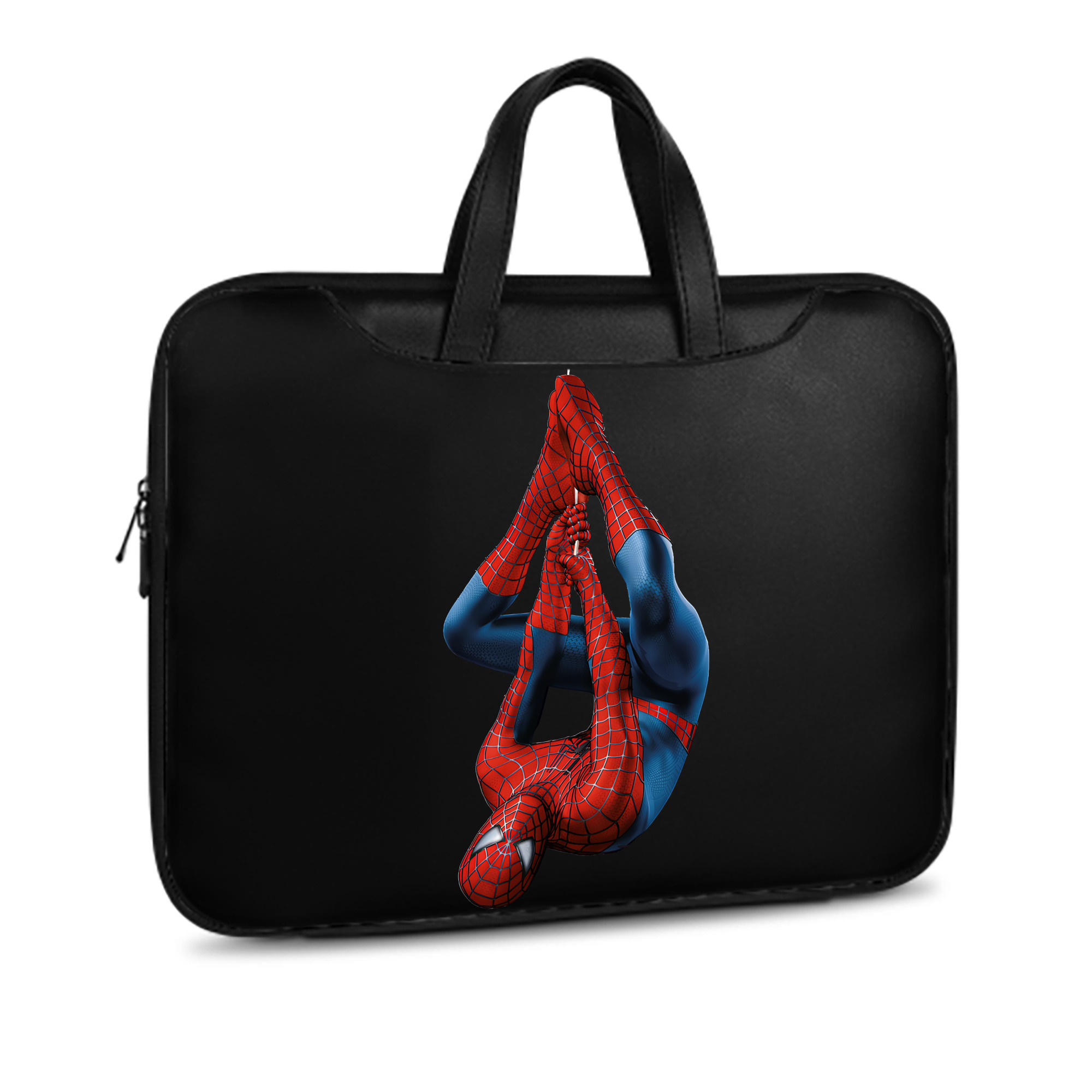（画像用） Spider Man スパイダーマン レザーラップトップバッグ　ノートパソコンケース