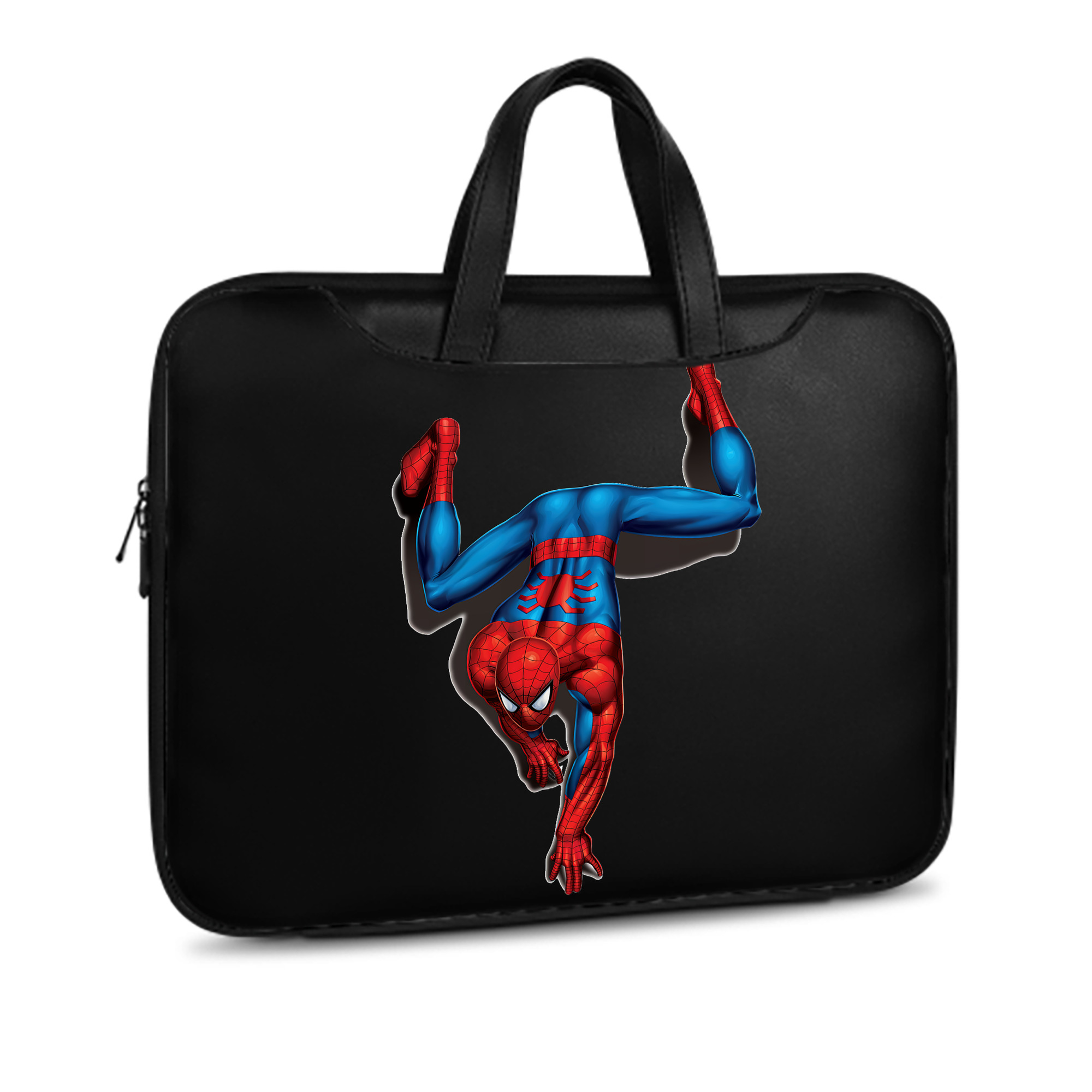 （画像用） Spider Man スパイダーマン レザーラップトップバッグ　ノートパソコンケース