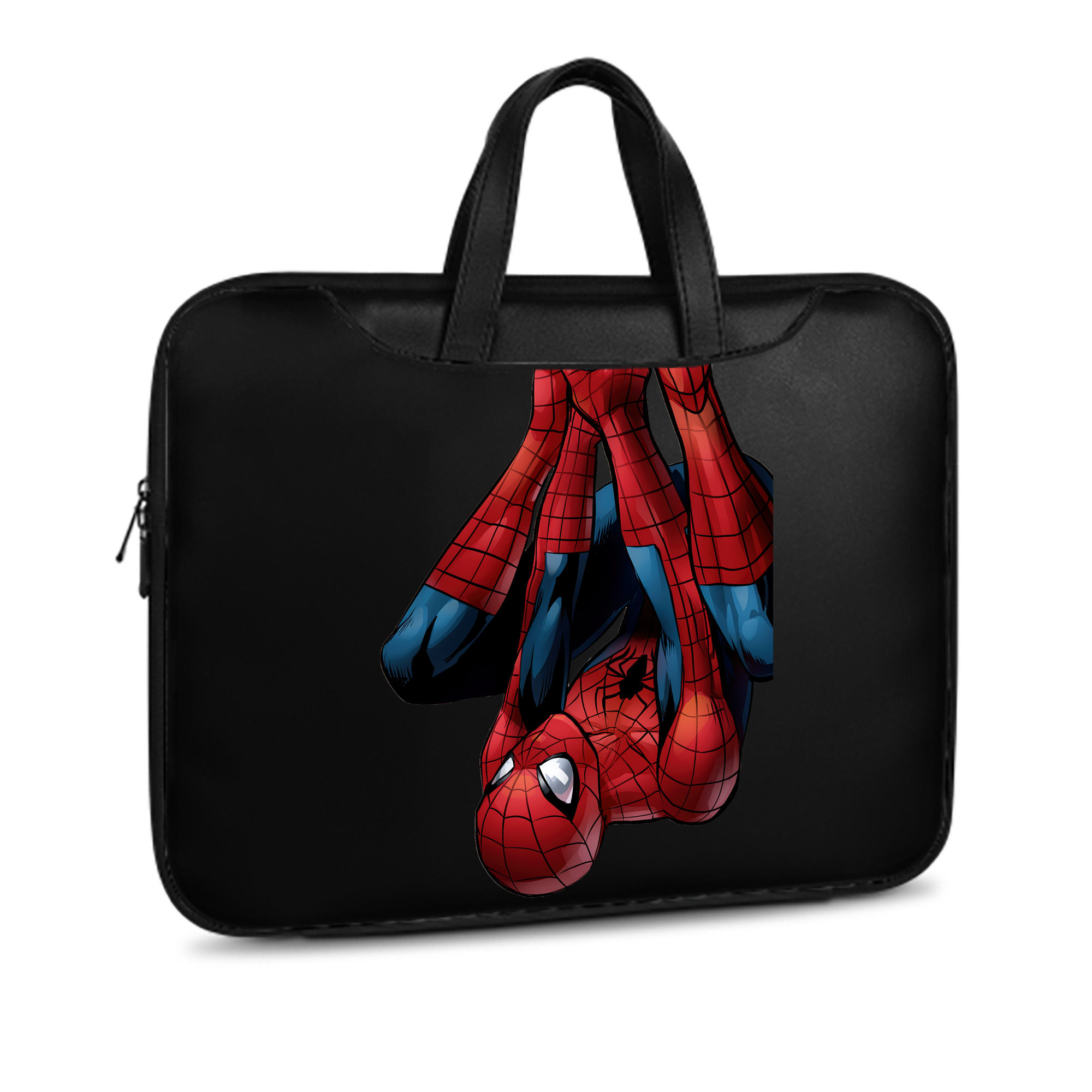 （画像用） Spider Man スパイダーマン レザーラップトップバッグ　ノートパソコンケース