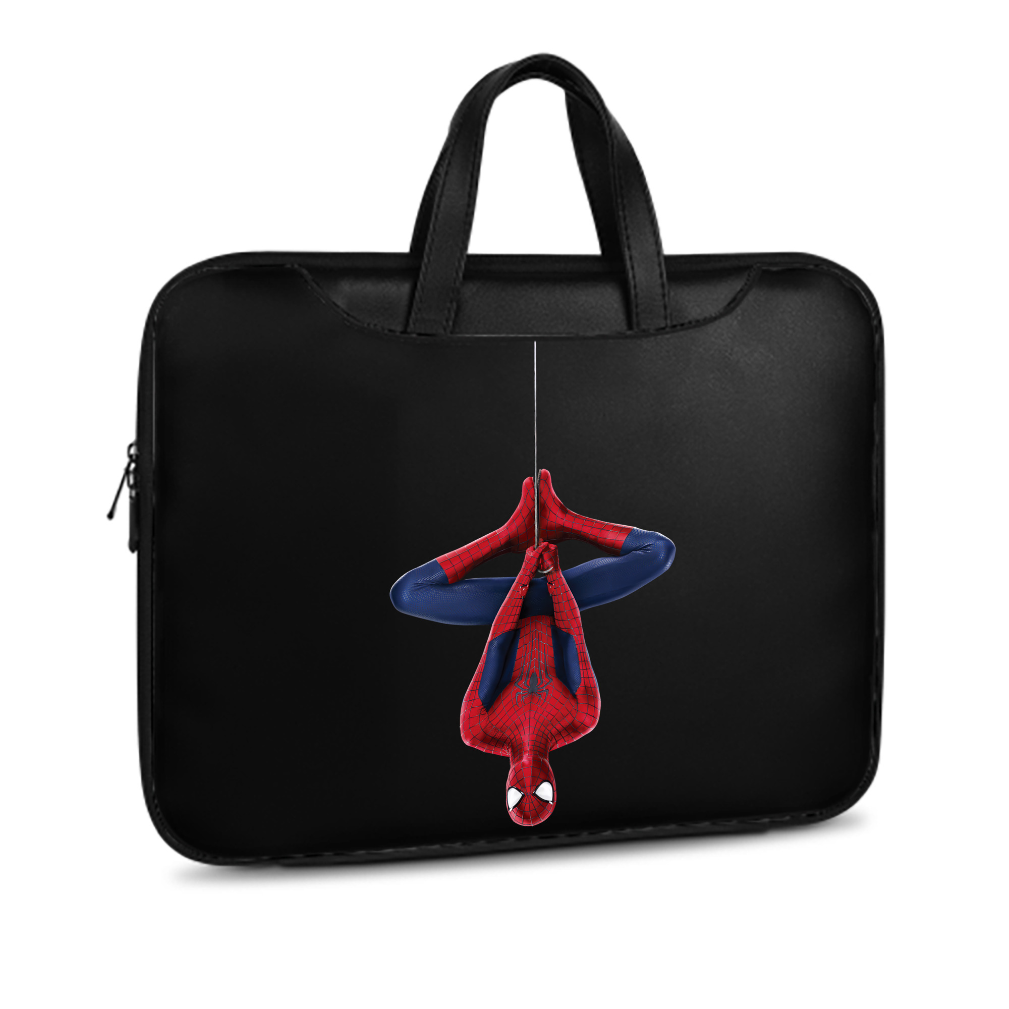 （画像用） Spider Man スパイダーマン レザーラップトップバッグ　ノートパソコンケース